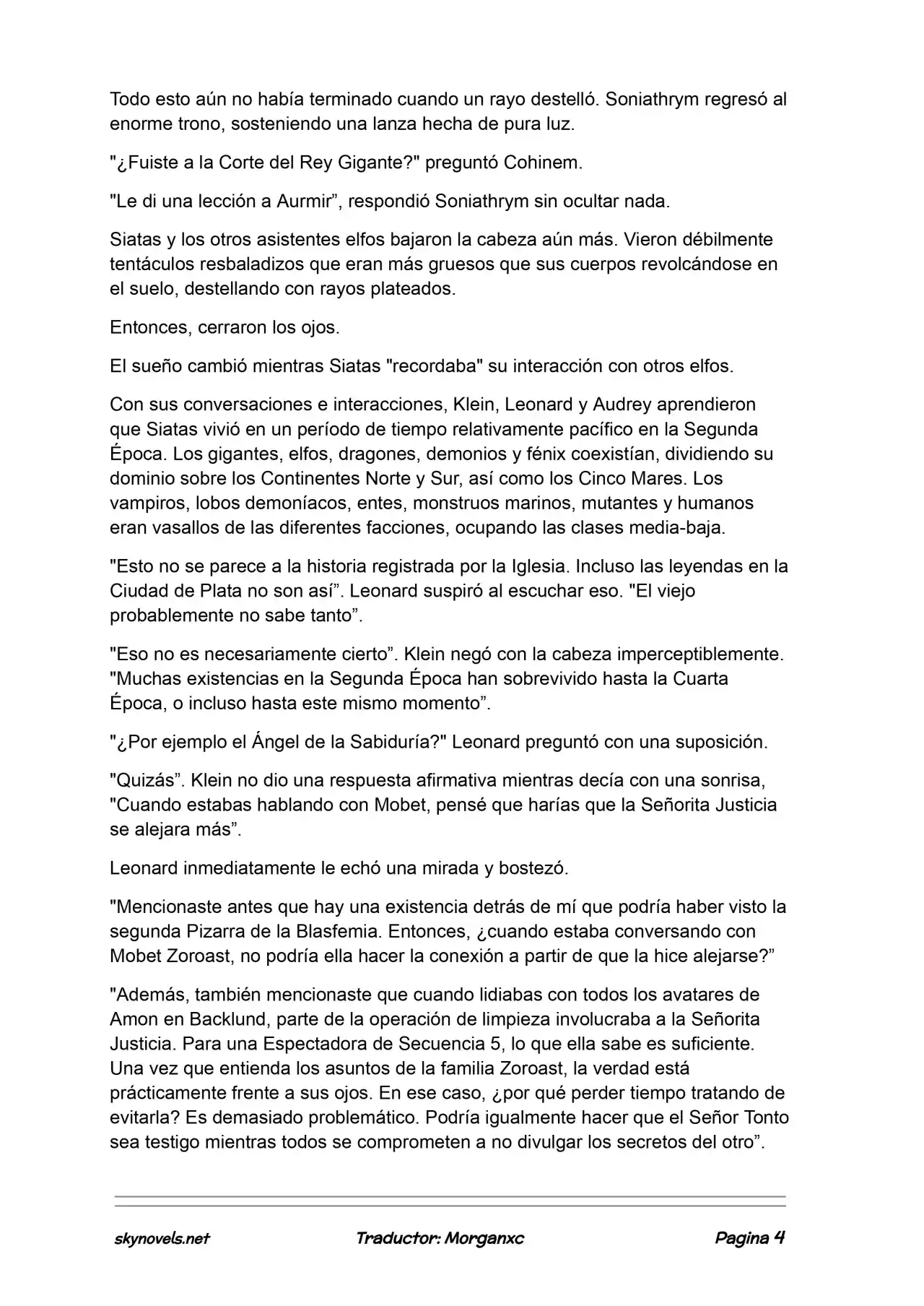 Lord Of The Mysteries (Novela) - Capítulo 1066 - Página 4 - LectorTMOo