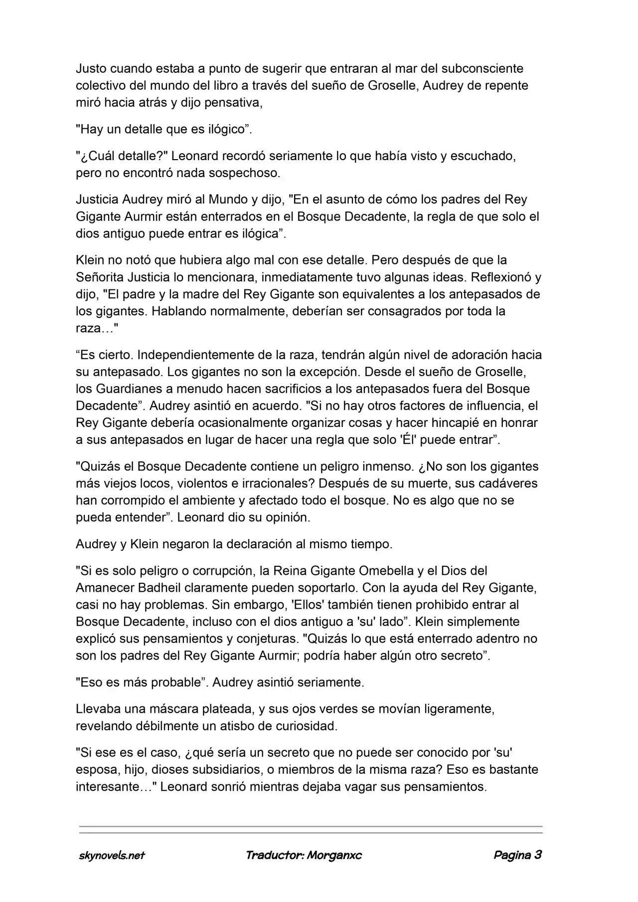Lord Of The Mysteries (Novela) - Capítulo 1068 - Página 3 - LectorTMOo
