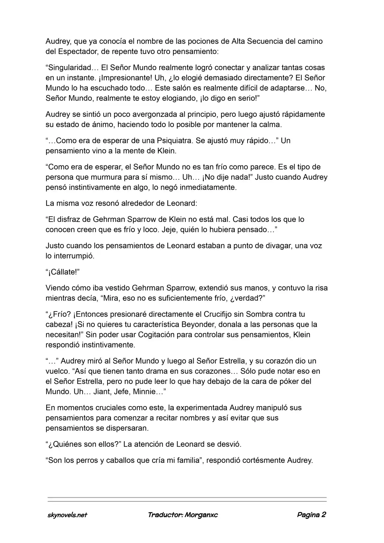 Lord Of The Mysteries (Novela) - Capítulo 1072 - Página 2 - LectorTMOo