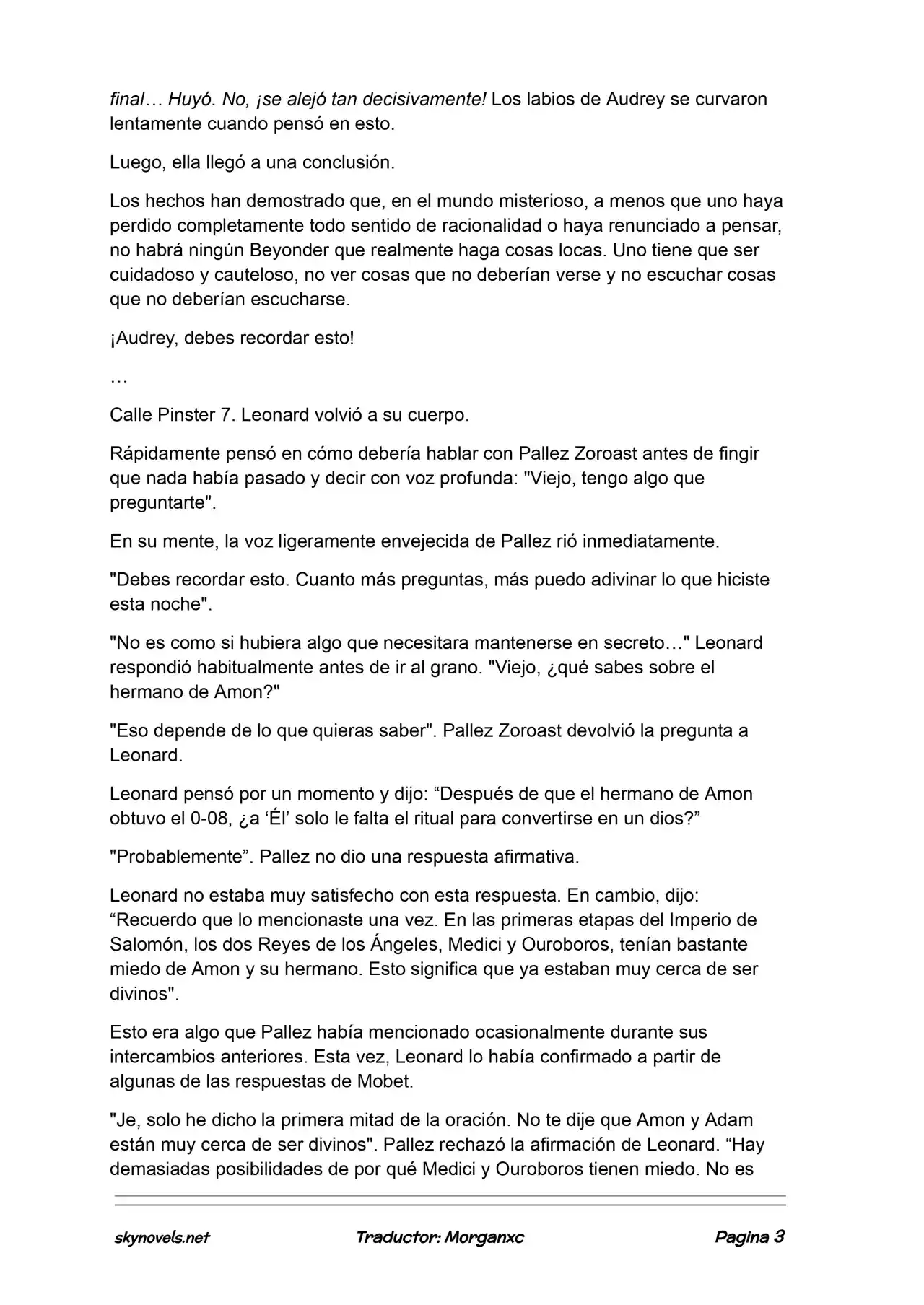 Lord Of The Mysteries (Novela) - Capítulo 1074 - Página 3 - LectorTMOo
