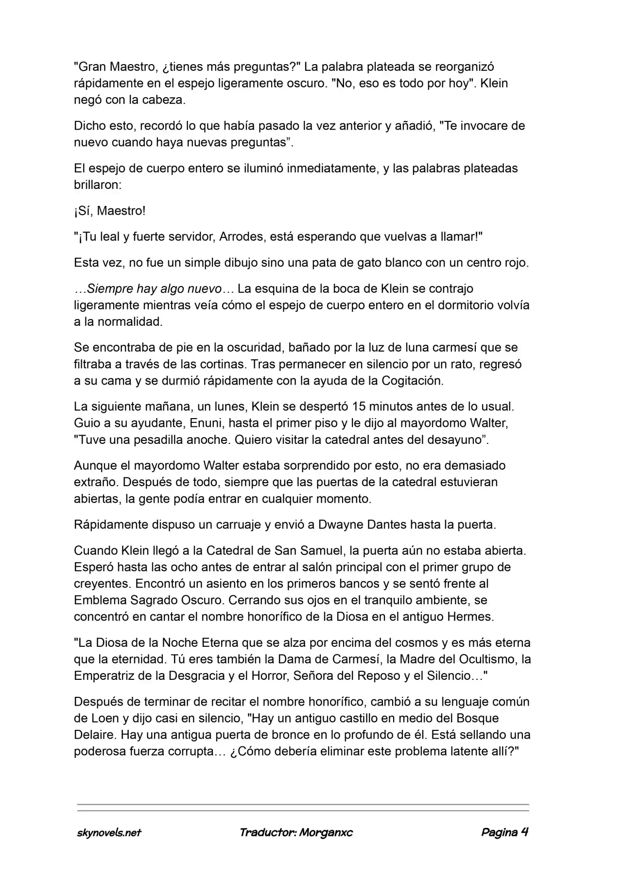 Lord Of The Mysteries (Novela) - Capítulo 1075 - Página 4 - LectorTMOo