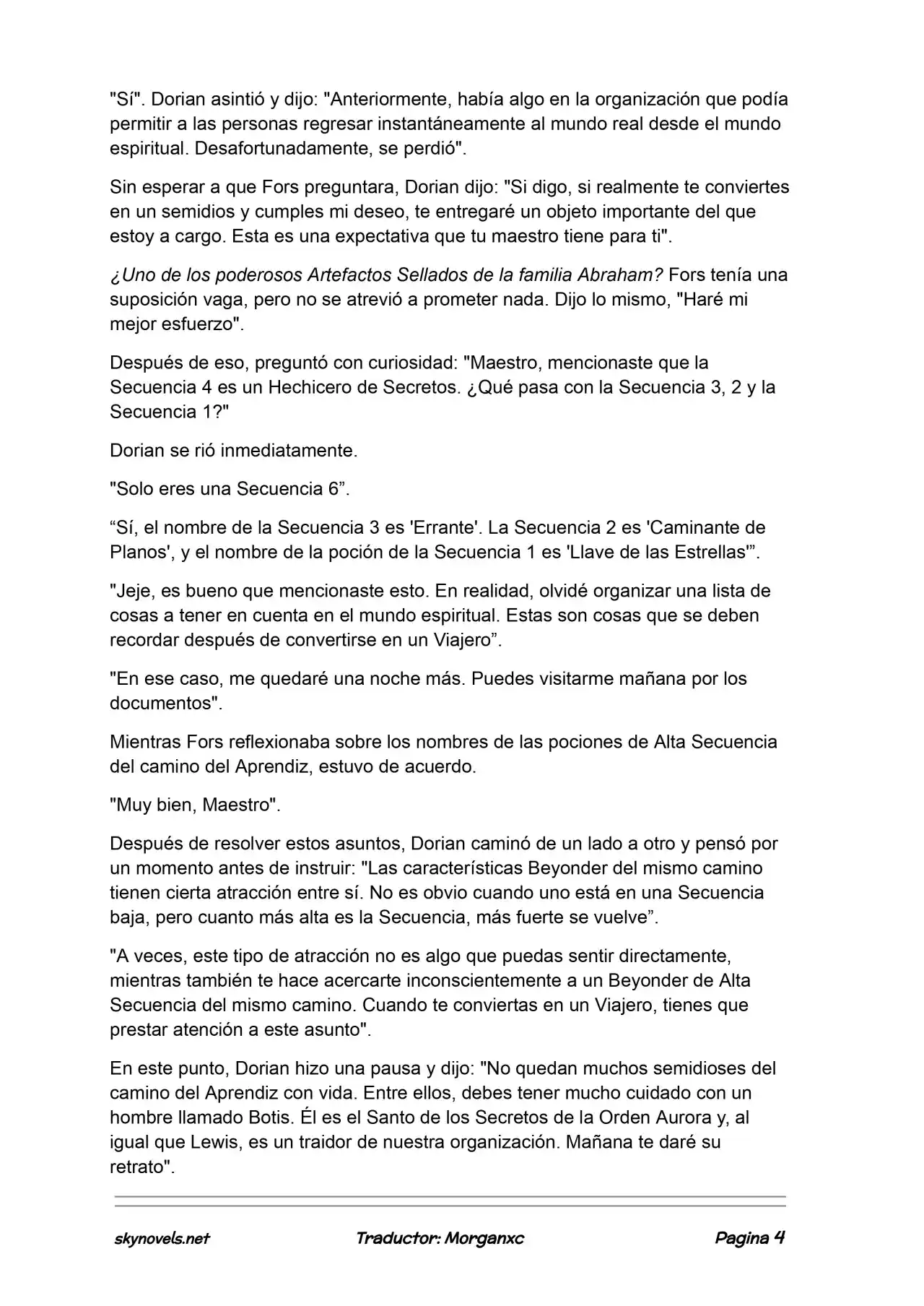 Lord Of The Mysteries (Novela) - Capítulo 1076 - Página 4 - LectorTMOo