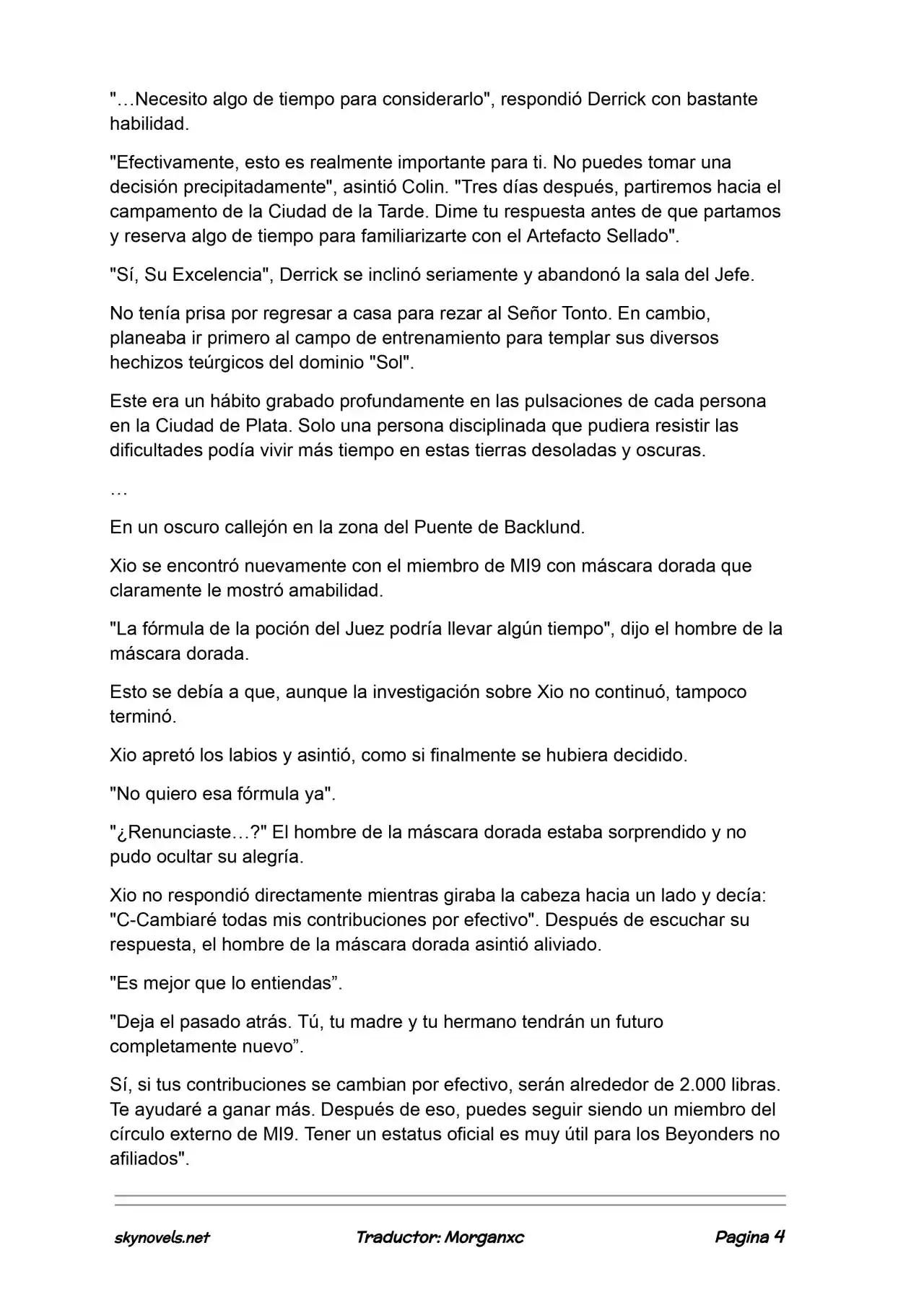 Lord Of The Mysteries (Novela) - Capítulo 1077 - Página 4 - LectorTMOo
