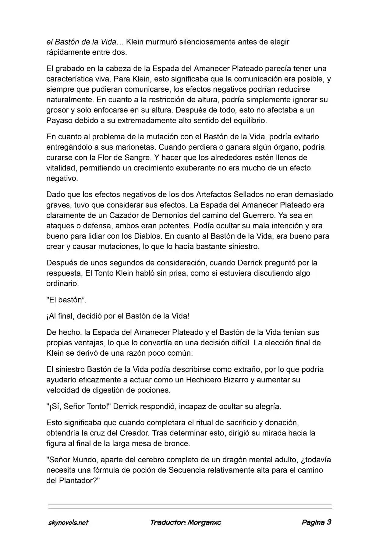 Lord Of The Mysteries (Novela) - Capítulo 1078 - Página 3 - LectorTMOo