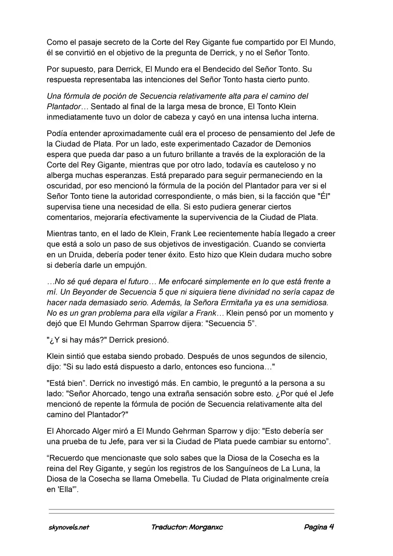 Lord Of The Mysteries (Novela) - Capítulo 1078 - Página 4 - LectorTMOo
