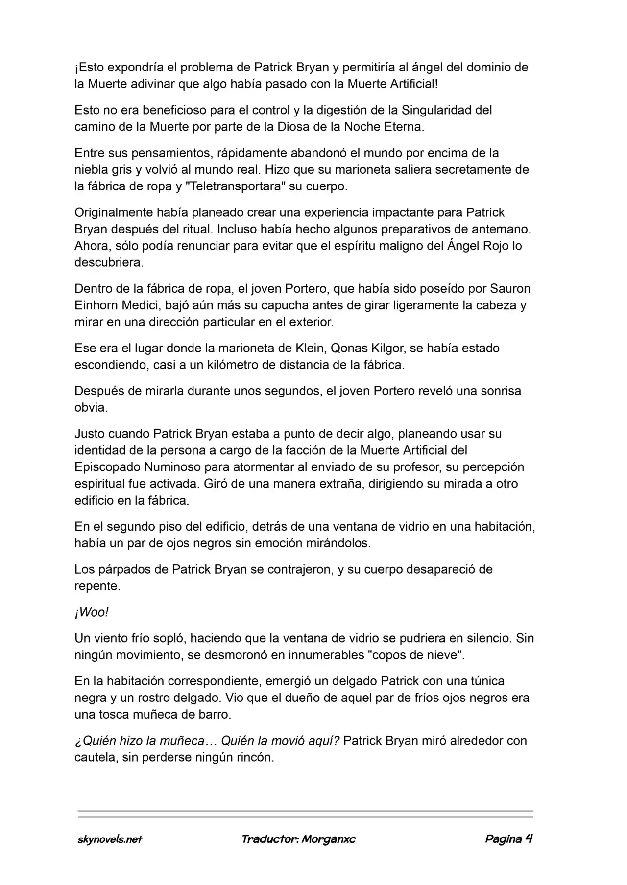 Lord Of The Mysteries (Novela) - Capítulo 1081 - Página 4 - LectorTMOo