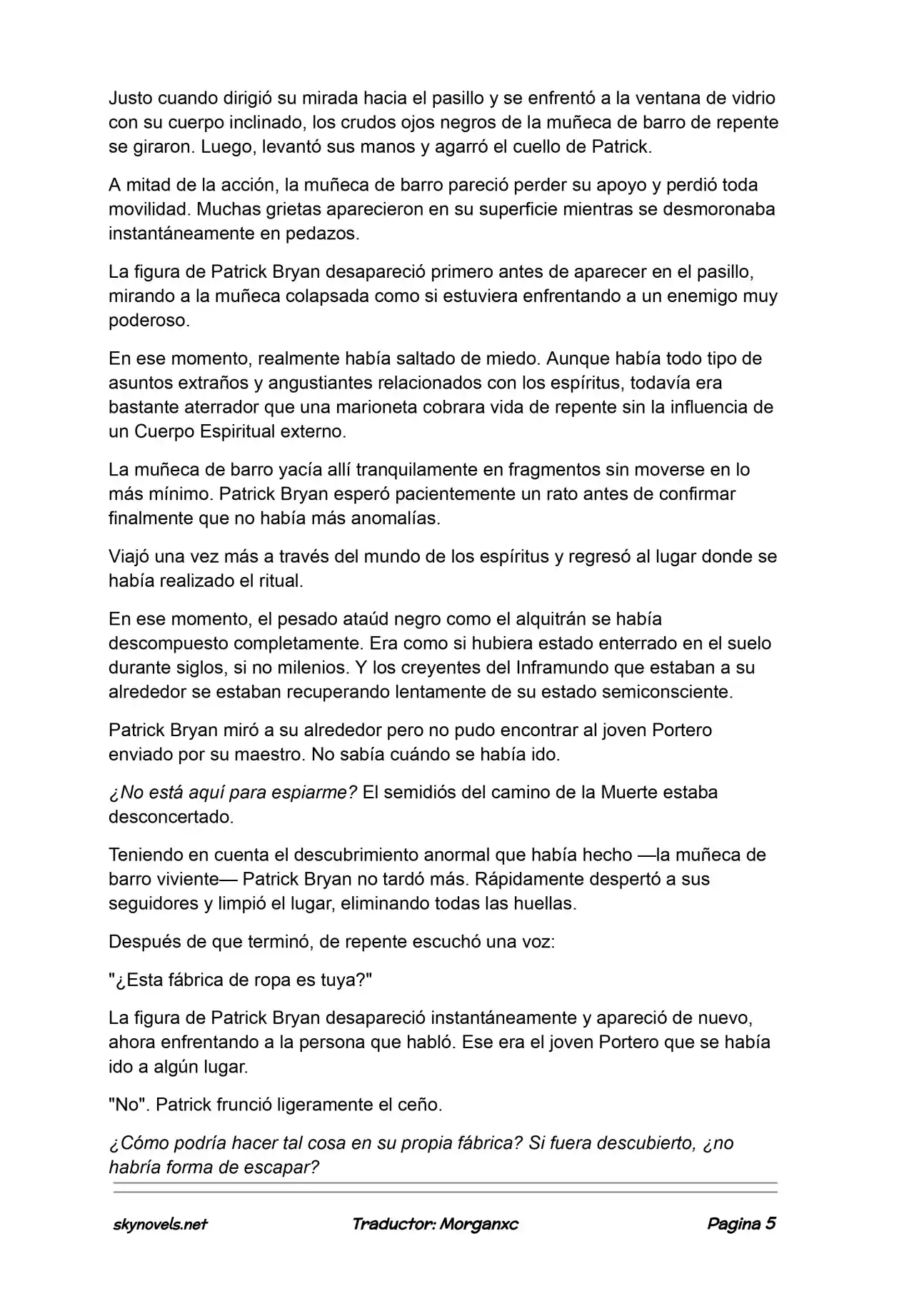 Lord Of The Mysteries (Novela) - Capítulo 1081 - Página 5 - LectorTMOo