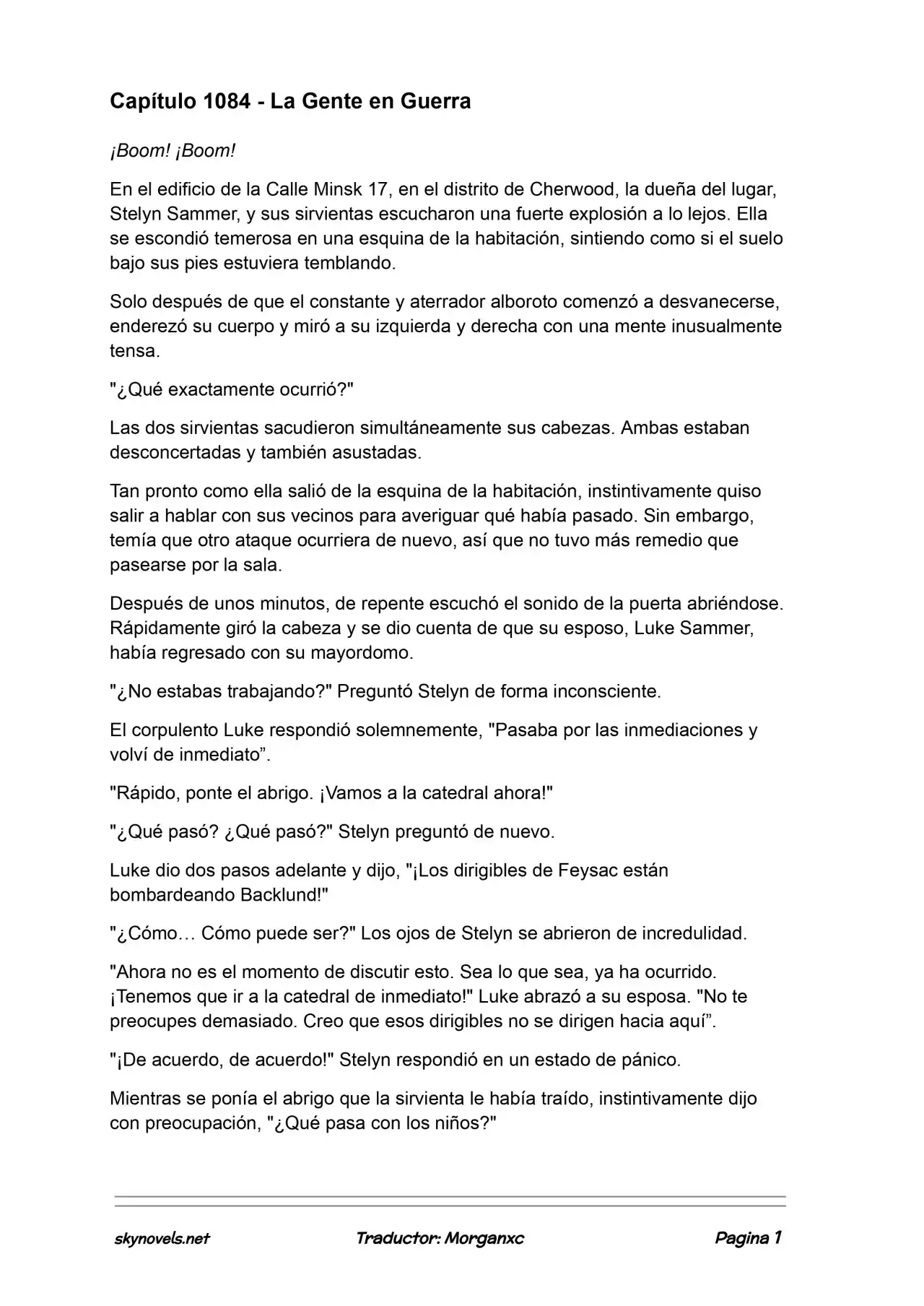Lord Of The Mysteries (Novela) - Capítulo 1084 - Página 1 - LectorTMOo
