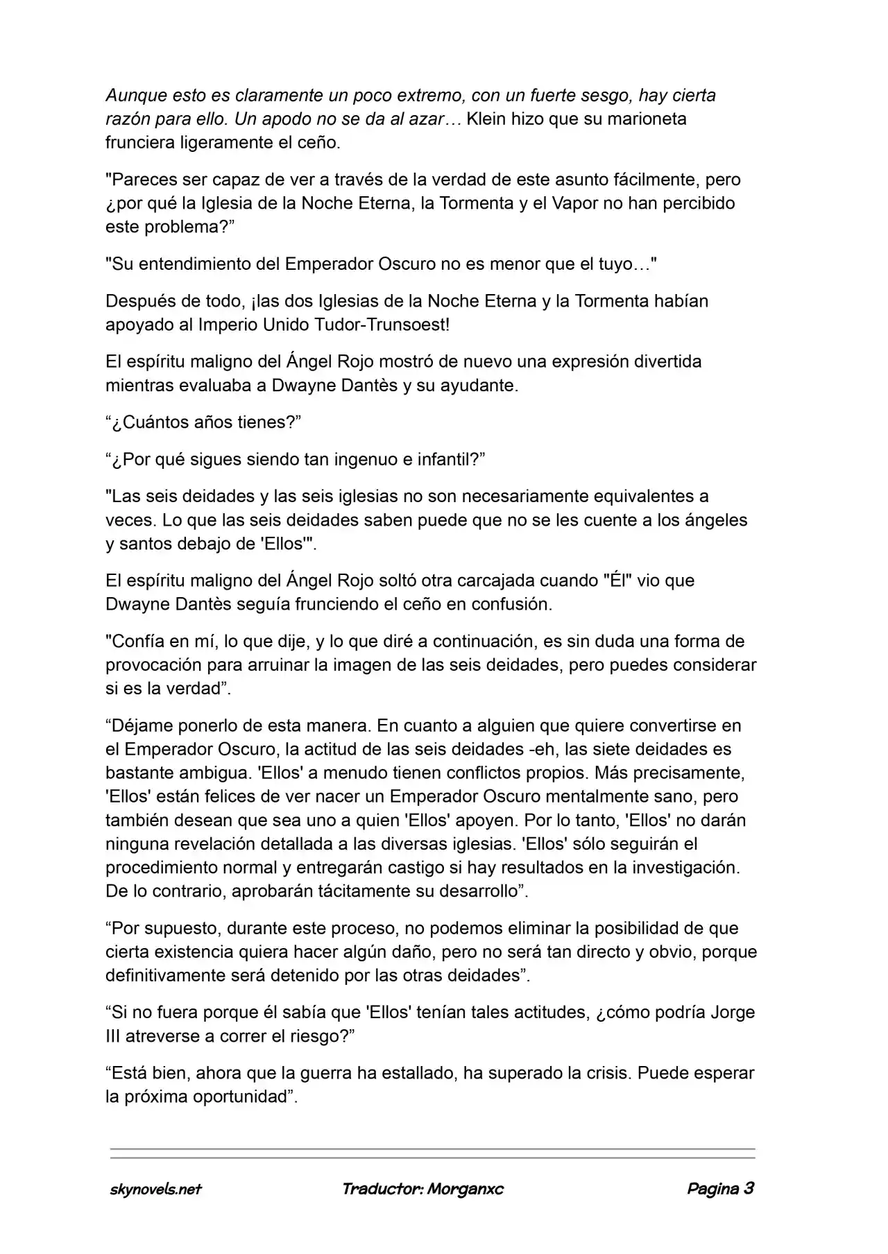 Lord Of The Mysteries (Novela) - Capítulo 1087 - Página 3 - LectorTMOo