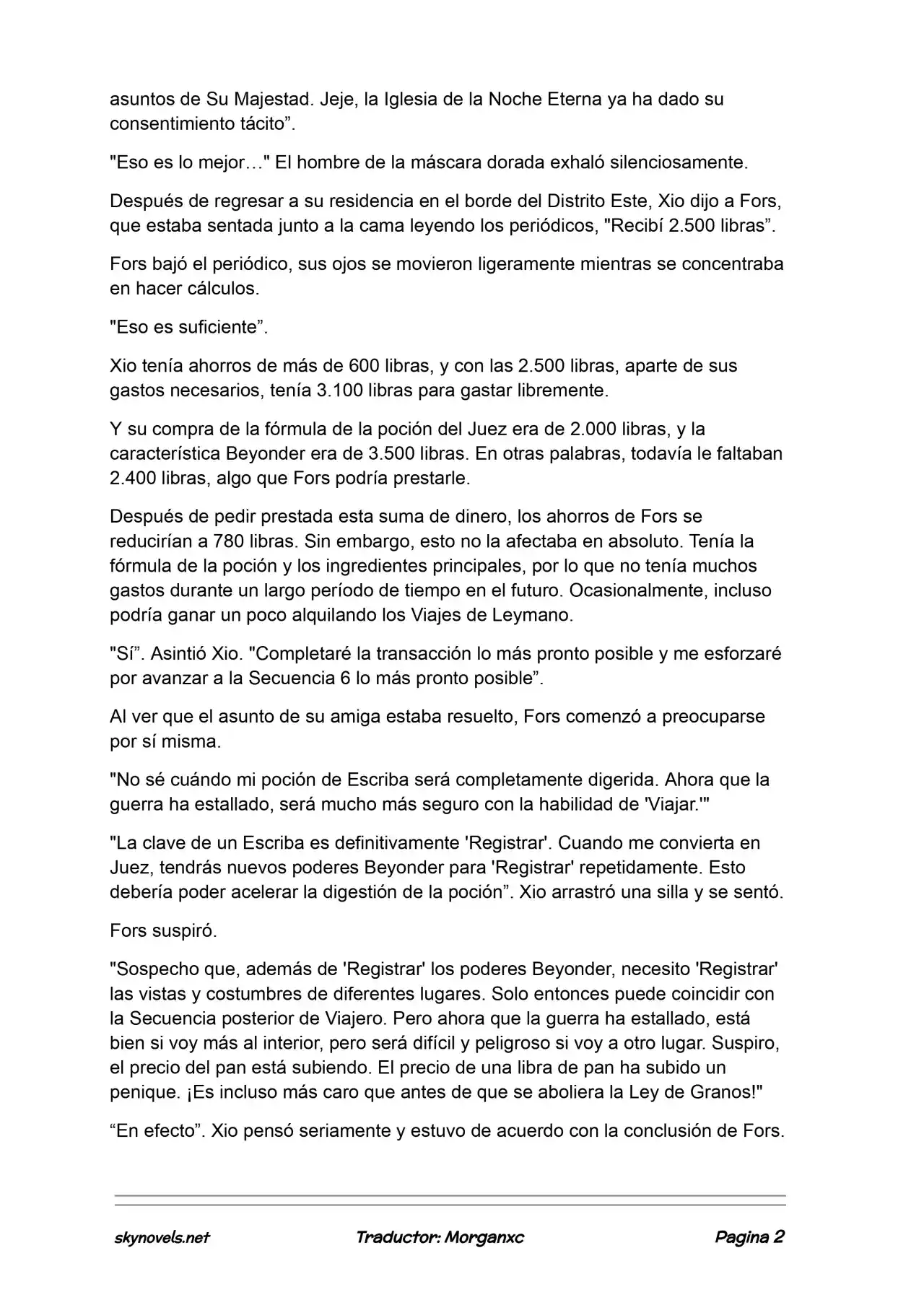 Lord Of The Mysteries (Novela) - Capítulo 1094 - Página 2 - LectorTMOo