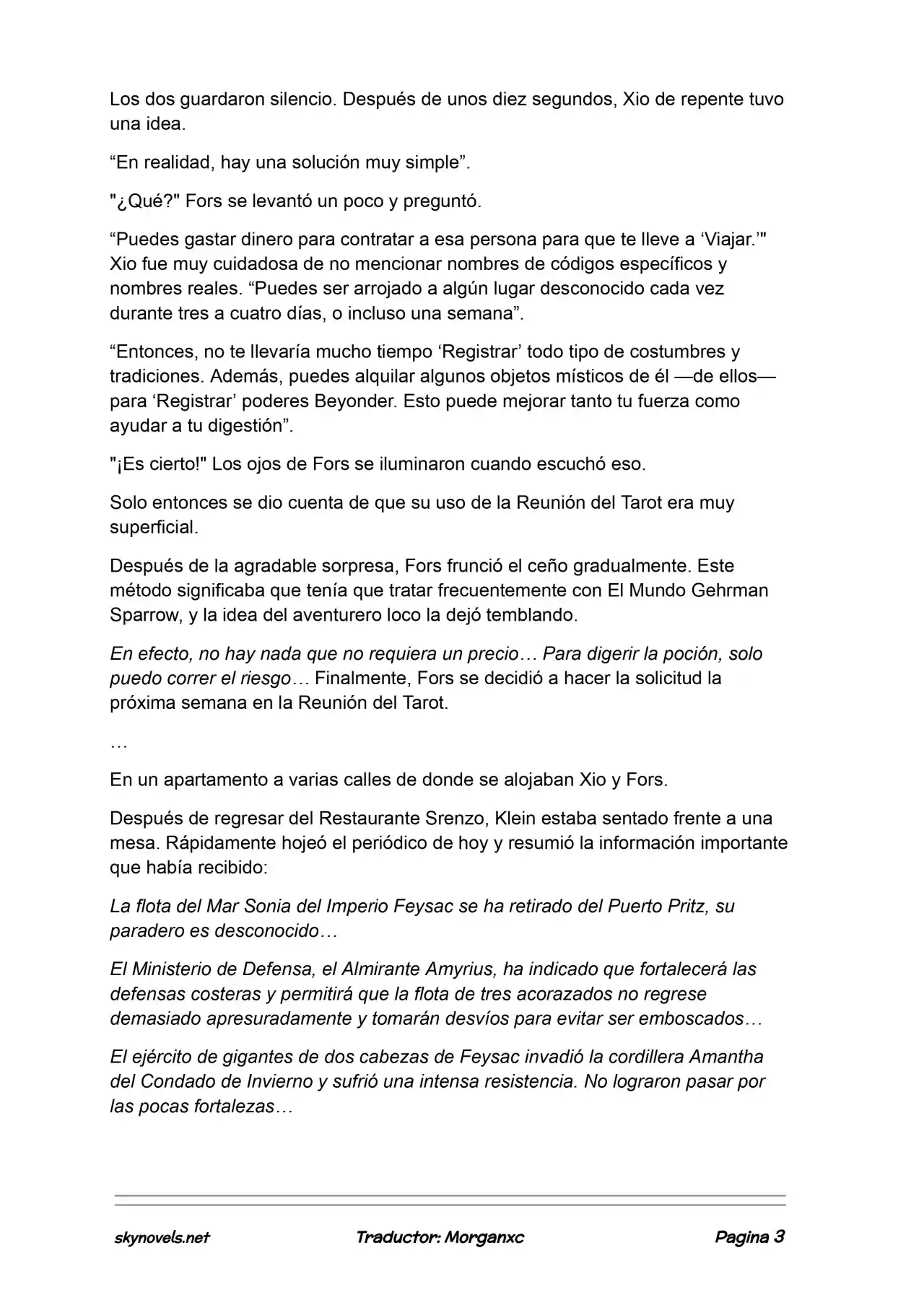 Lord Of The Mysteries (Novela) - Capítulo 1094 - Página 3 - LectorTMOo