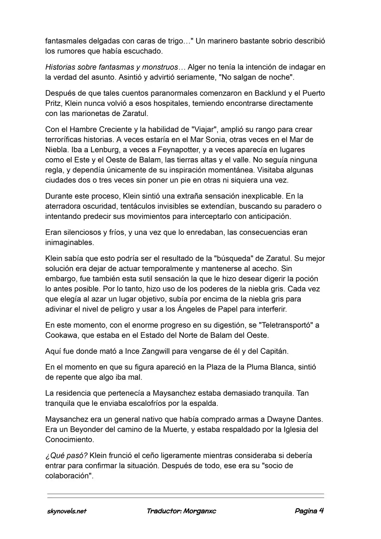 Lord Of The Mysteries (Novela) - Capítulo 1097 - Página 4 - LectorTMOo