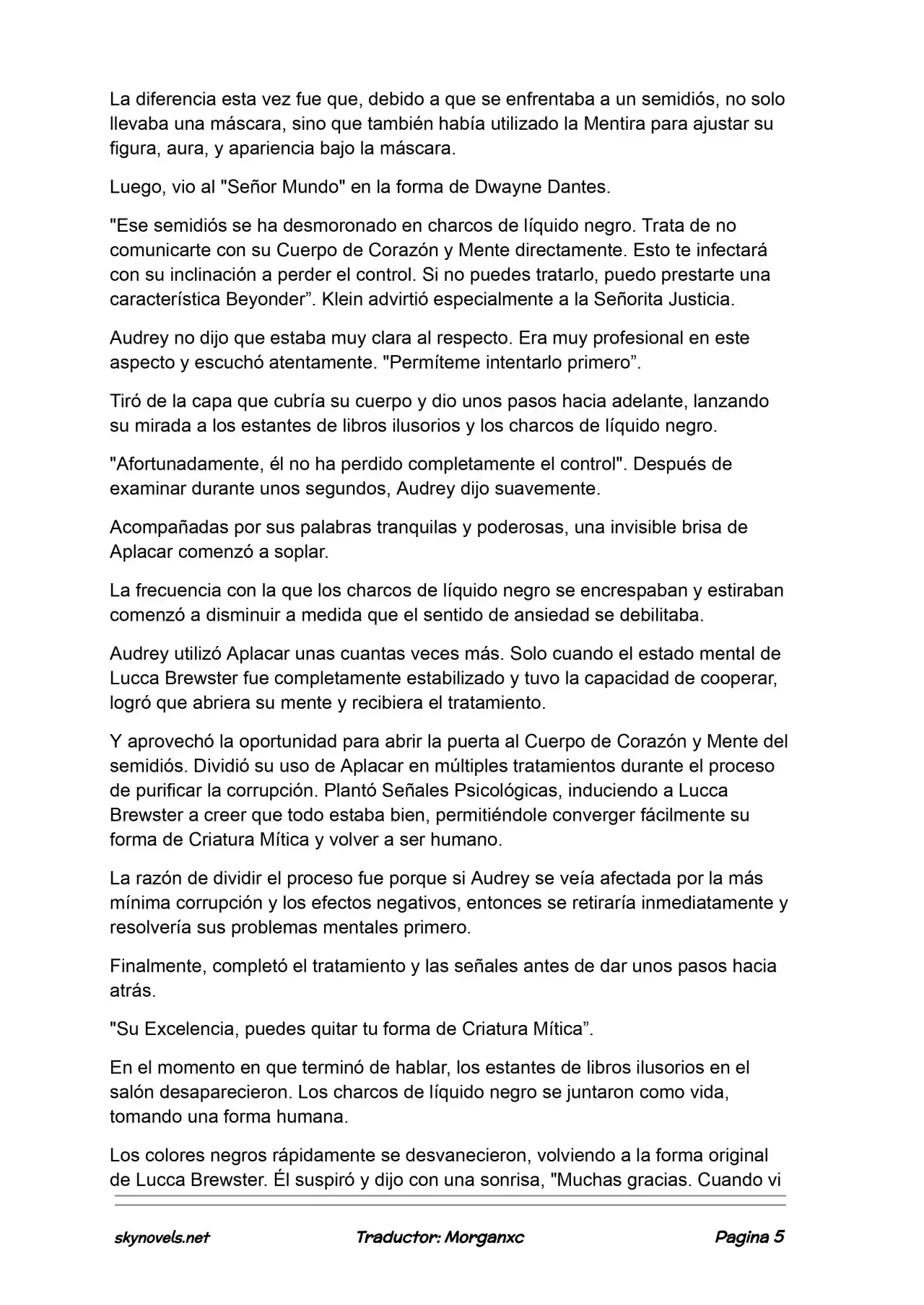 Lord Of The Mysteries (Novela) - Capítulo 1098 - Página 5 - LectorTMOo