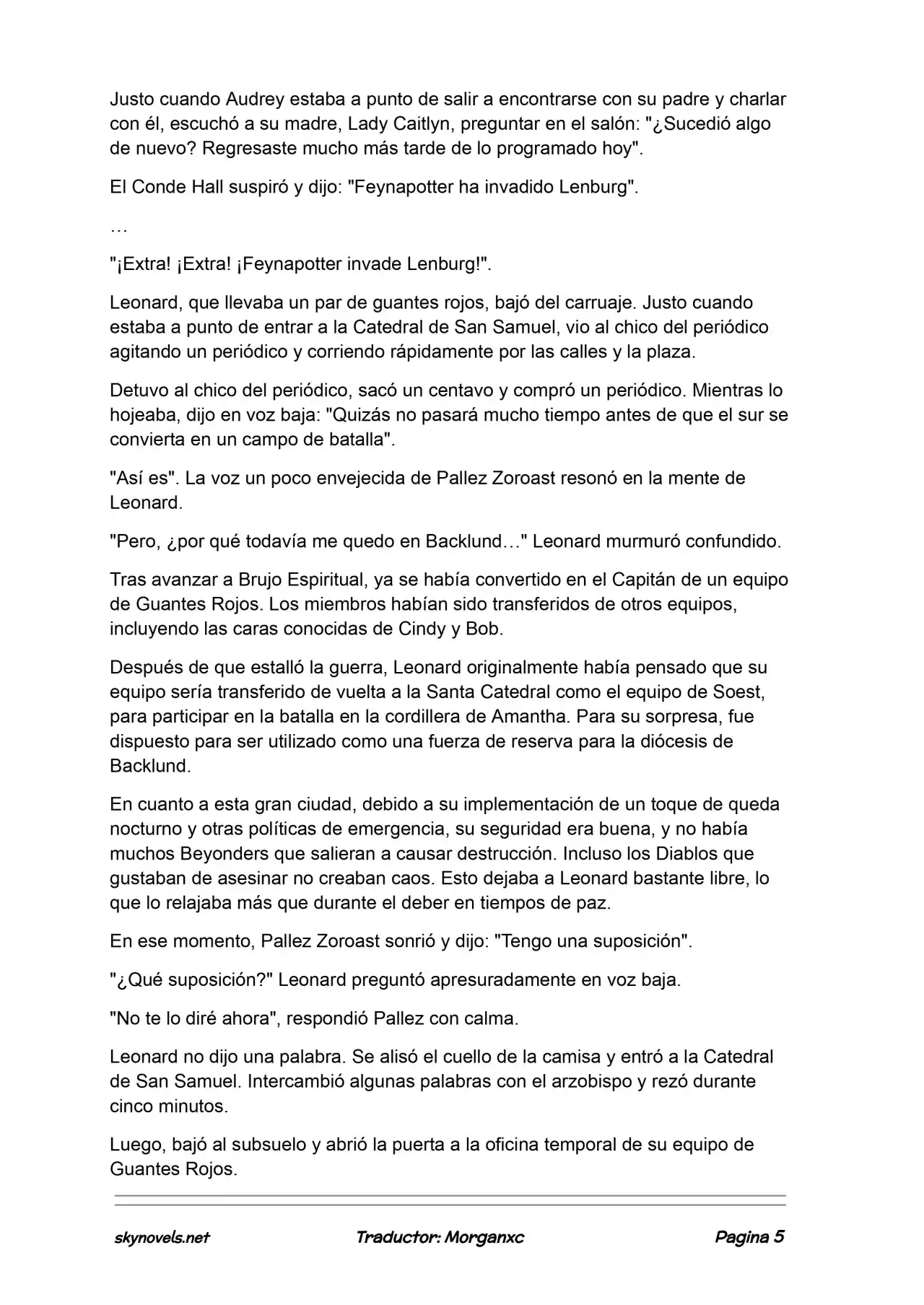 Lord Of The Mysteries (Novela) - Capítulo 1099.1368 - Página 5 - LectorTMOo