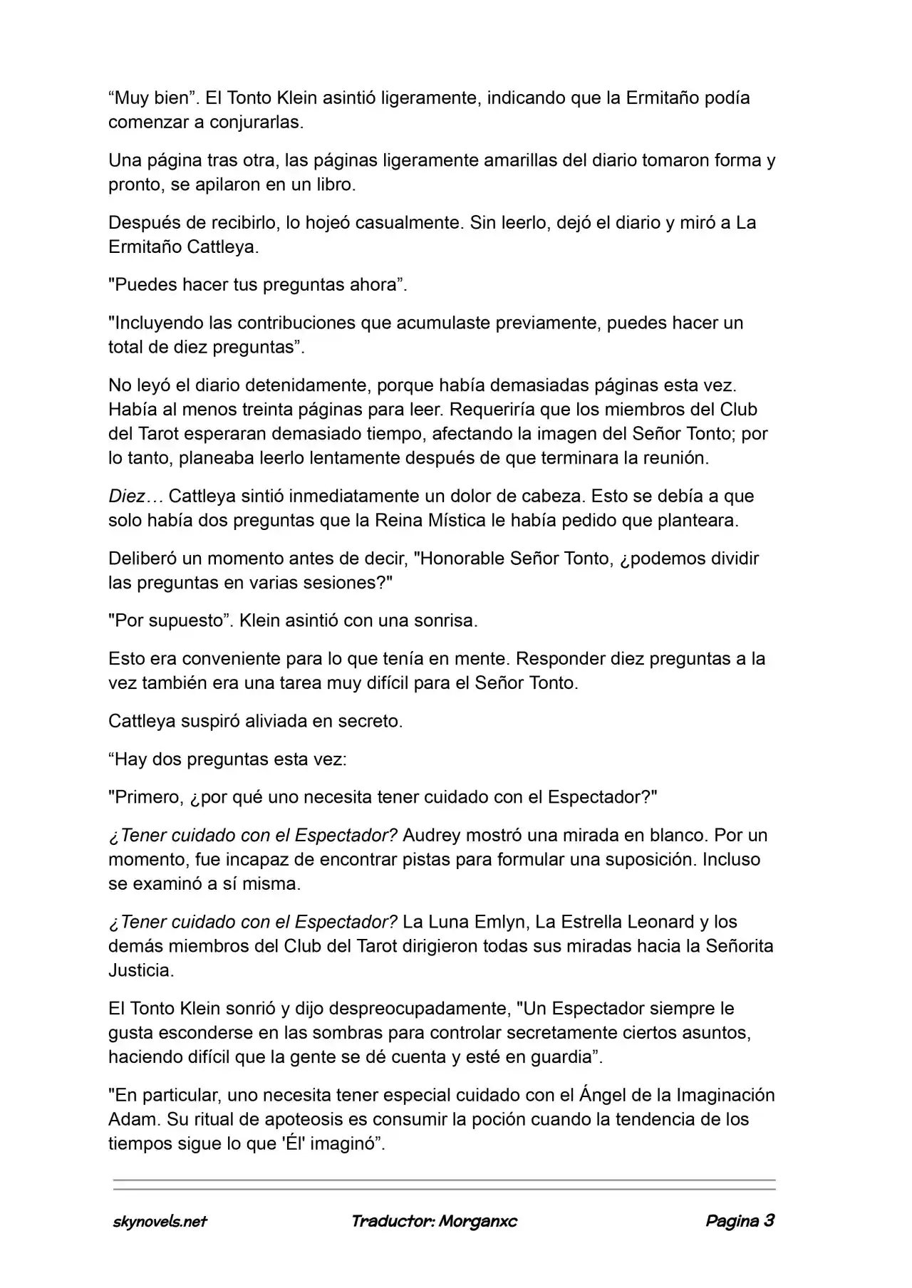Lord Of The Mysteries (Novela) - Capítulo 1100 - Página 3 - LectorTMOo