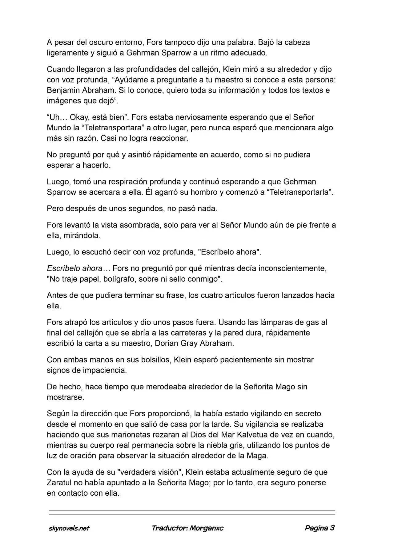 Lord Of The Mysteries (Novela) - Capítulo 1106 - Página 3 - LectorTMOo