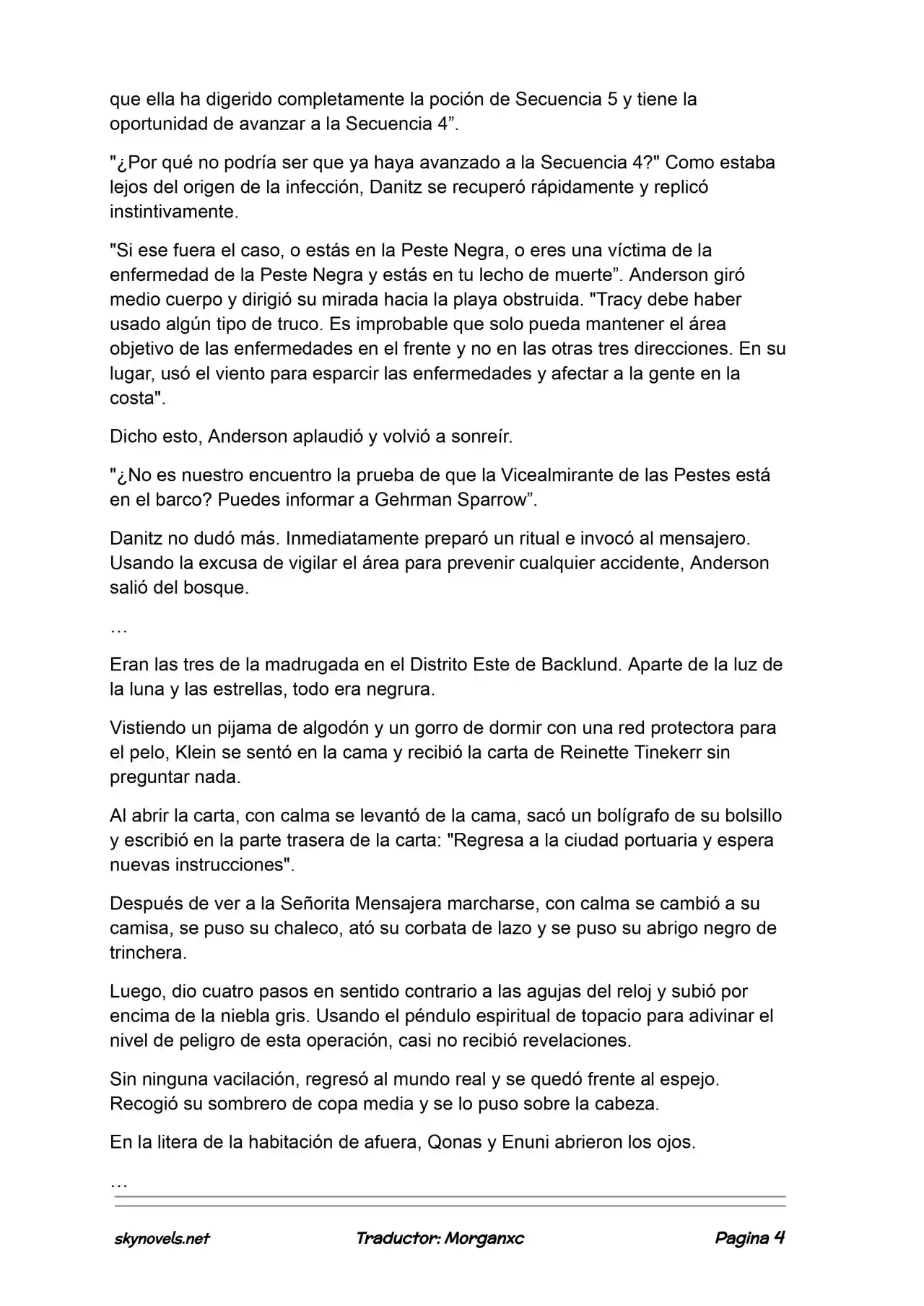 Lord Of The Mysteries (Novela) - Capítulo 1107 - Página 4 - LectorTMOo
