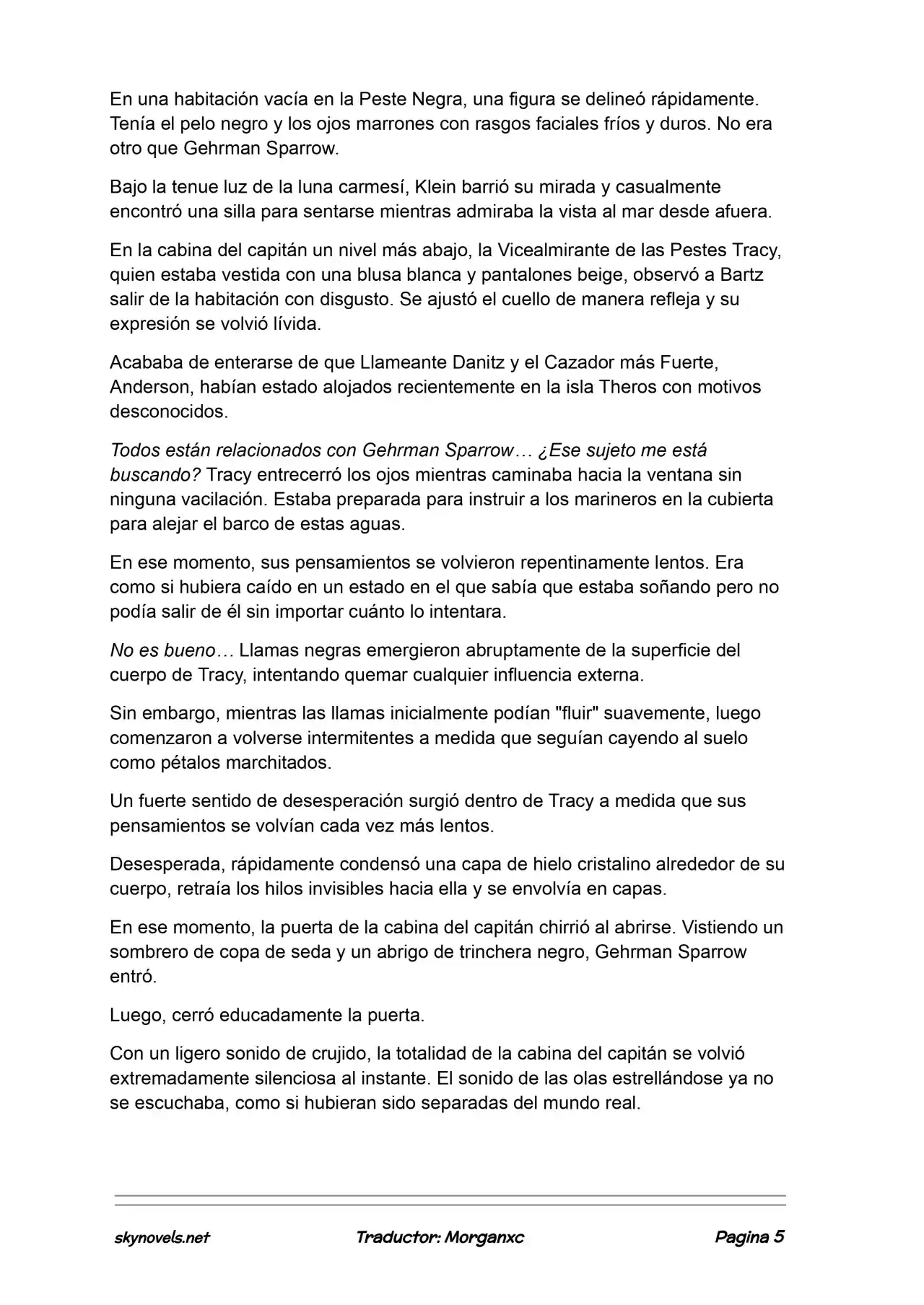 Lord Of The Mysteries (Novela) - Capítulo 1107 - Página 5 - LectorTMOo