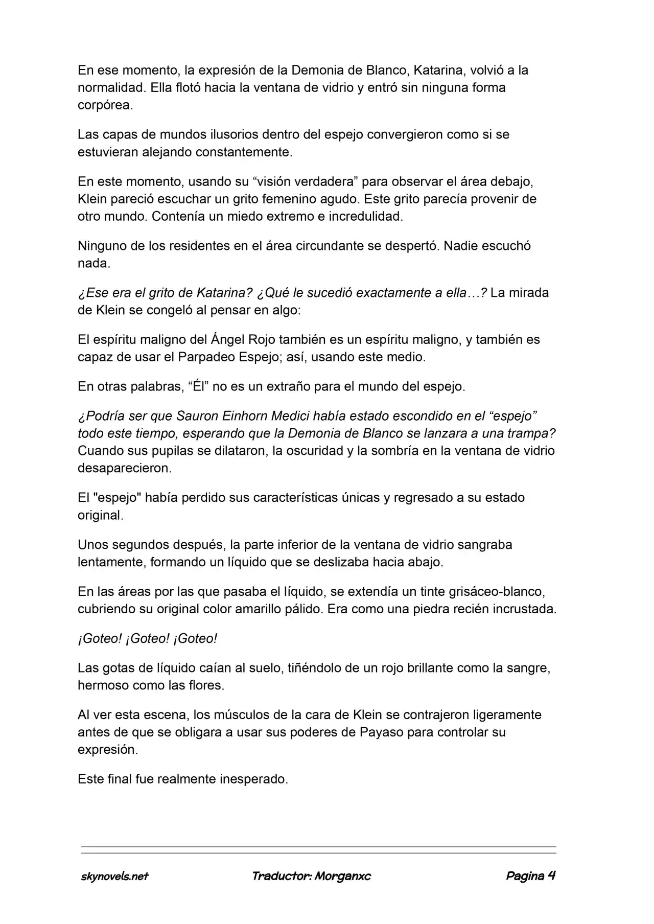 Lord Of The Mysteries (Novela) - Capítulo 1109 - Página 4 - LectorTMOo