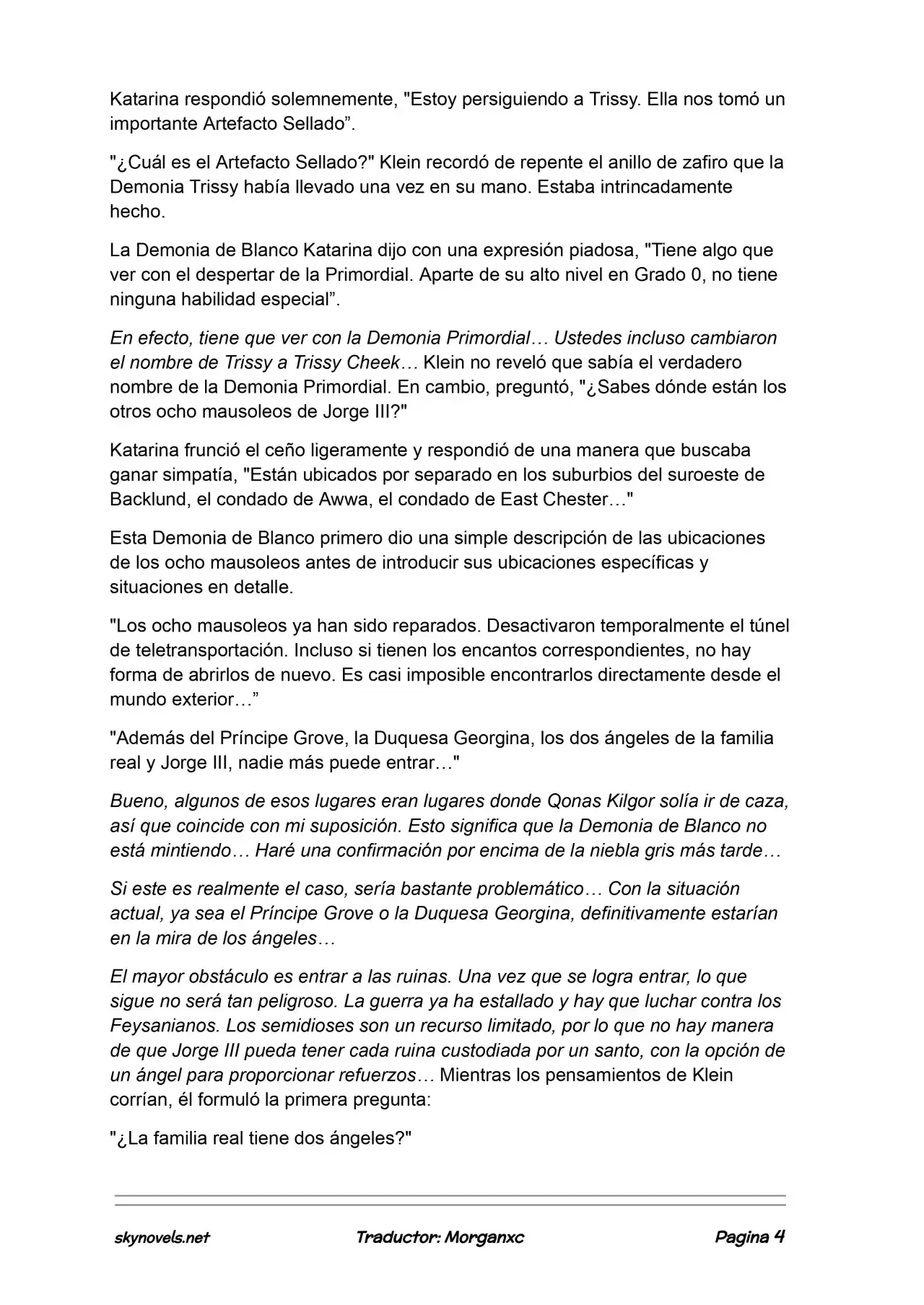 Lord Of The Mysteries (Novela) - Capítulo 1110 - Página 4 - LectorTMOo