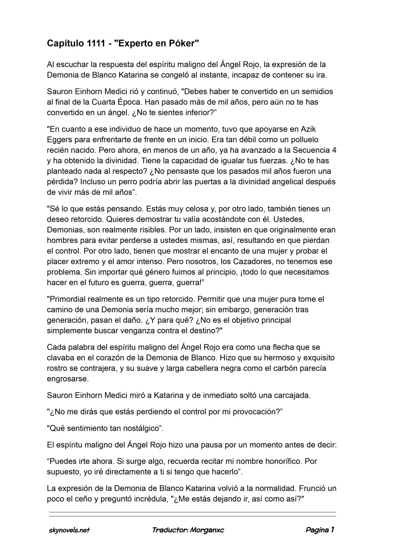 Lord Of The Mysteries (Novela) - Capítulo 1111 - Página 1 - LectorTMOo