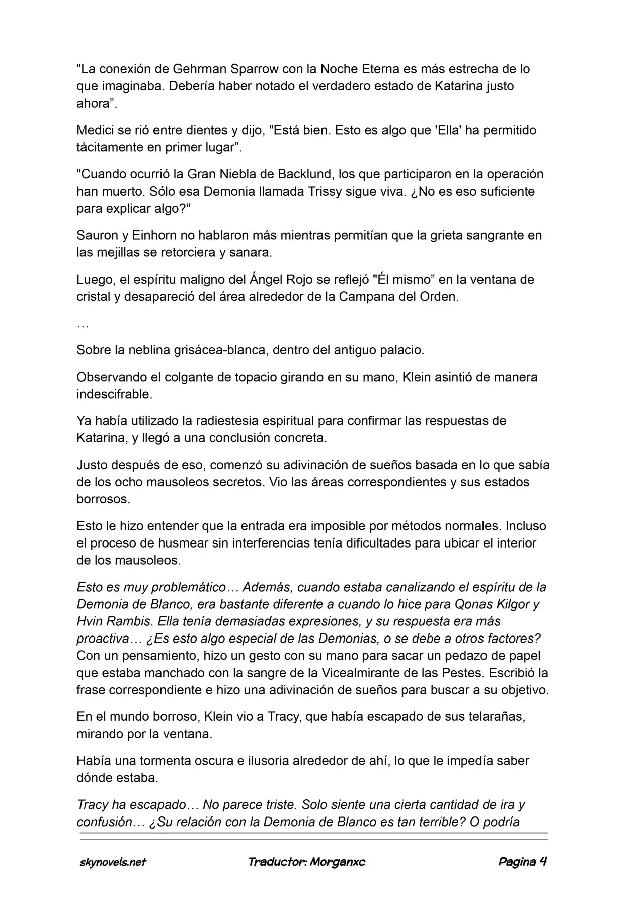 Lord Of The Mysteries (Novela) - Capítulo 1111 - Página 4 - LectorTMOo