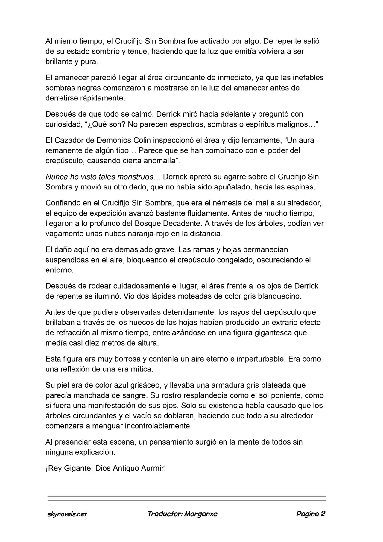 Lord Of The Mysteries (Novela) - Capítulo 1114 - Página 2 - LectorTMOo