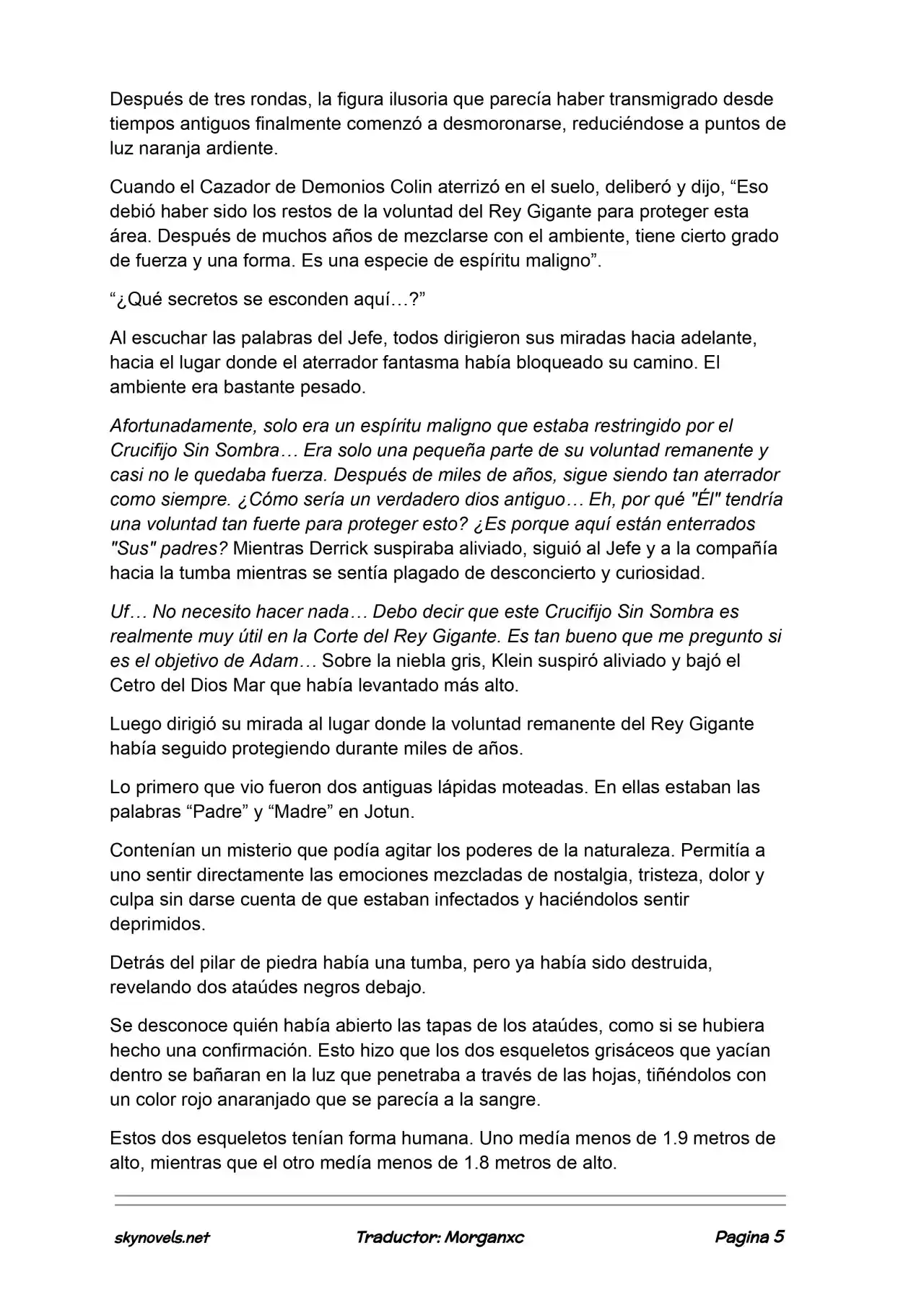 Lord Of The Mysteries (Novela) - Capítulo 1114 - Página 5 - LectorTMOo
