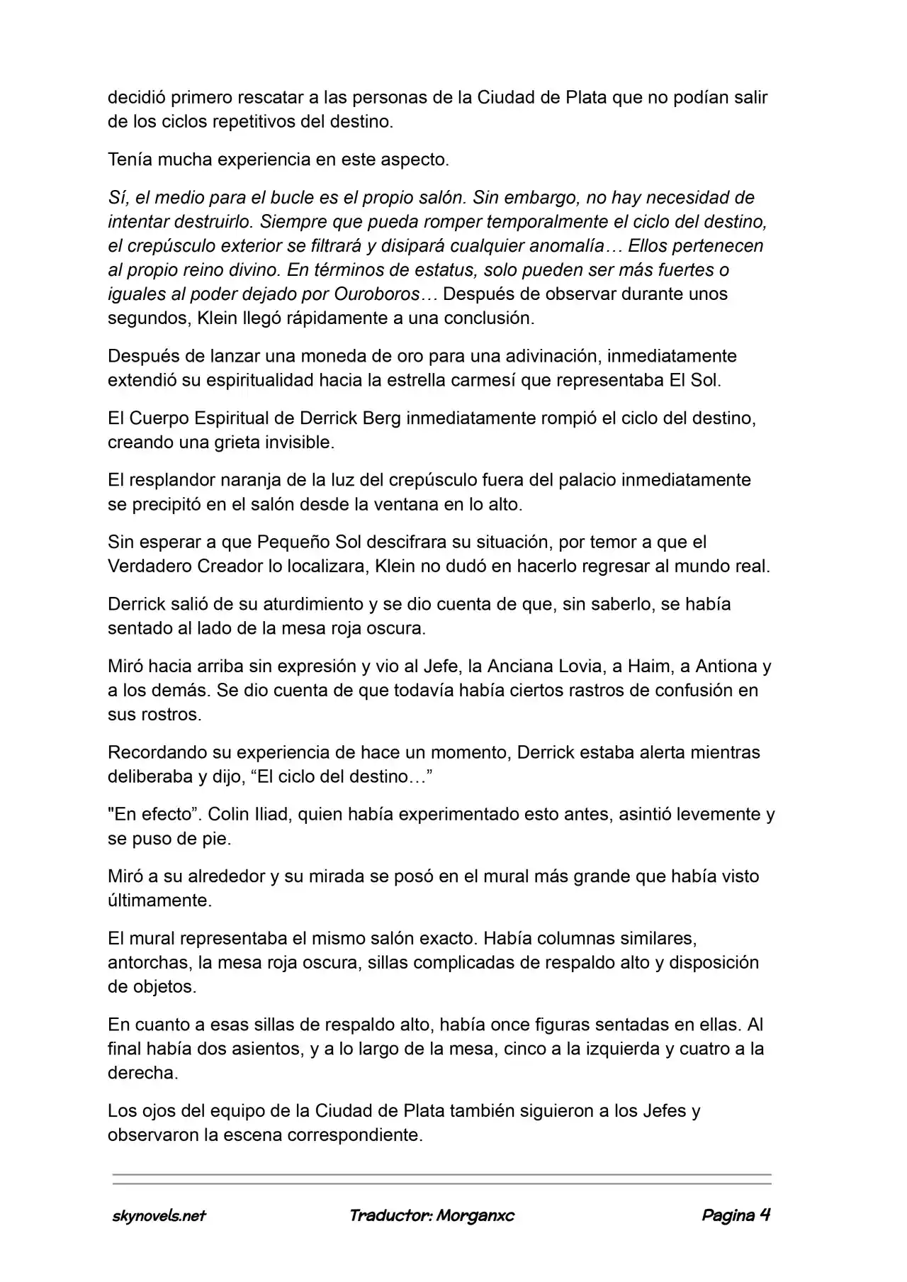 Lord Of The Mysteries (Novela) - Capítulo 1117 - Página 4 - LectorTMOo