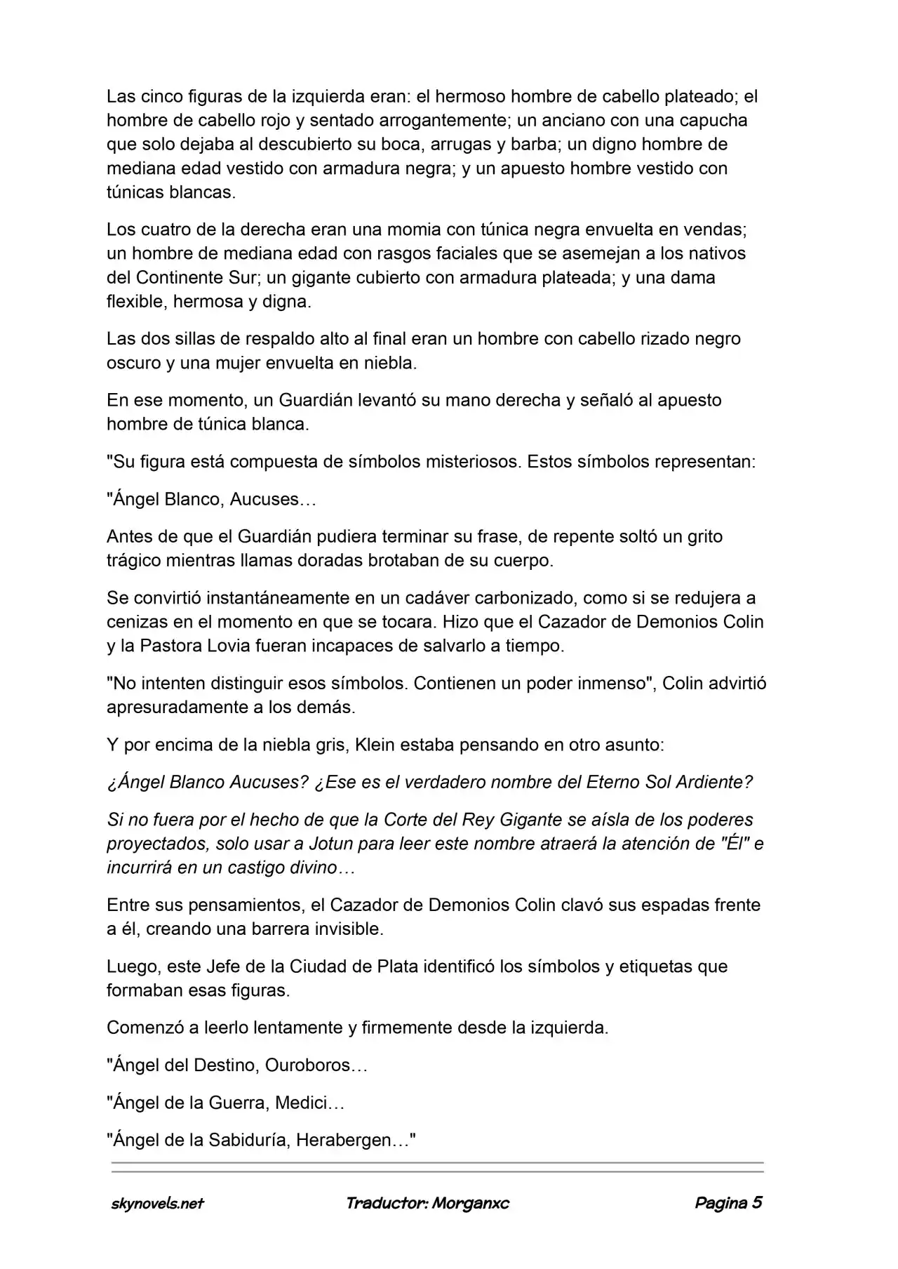 Lord Of The Mysteries (Novela) - Capítulo 1117 - Página 5 - LectorTMOo