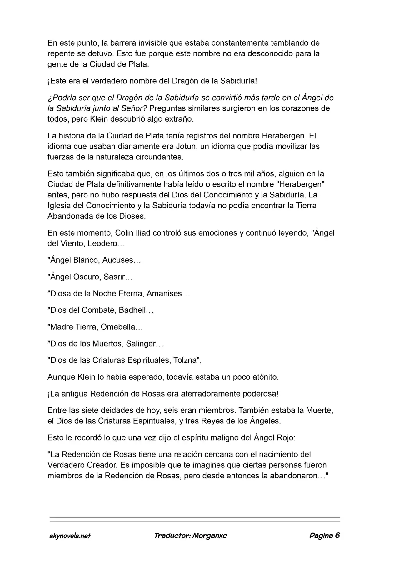 Lord Of The Mysteries (Novela) - Capítulo 1117 - Página 6 - LectorTMOo