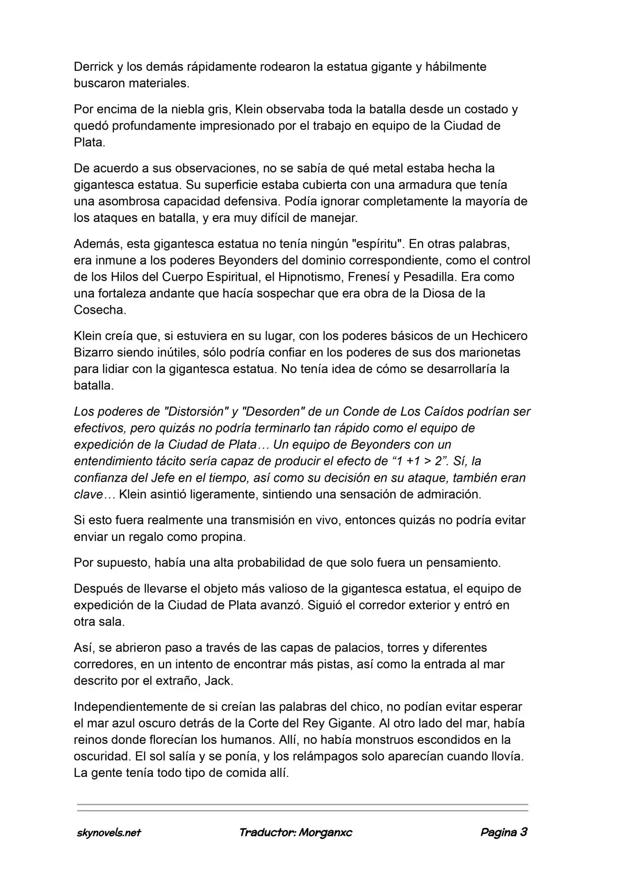 Lord Of The Mysteries (Novela) - Capítulo 1119 - Página 3 - LectorTMOo