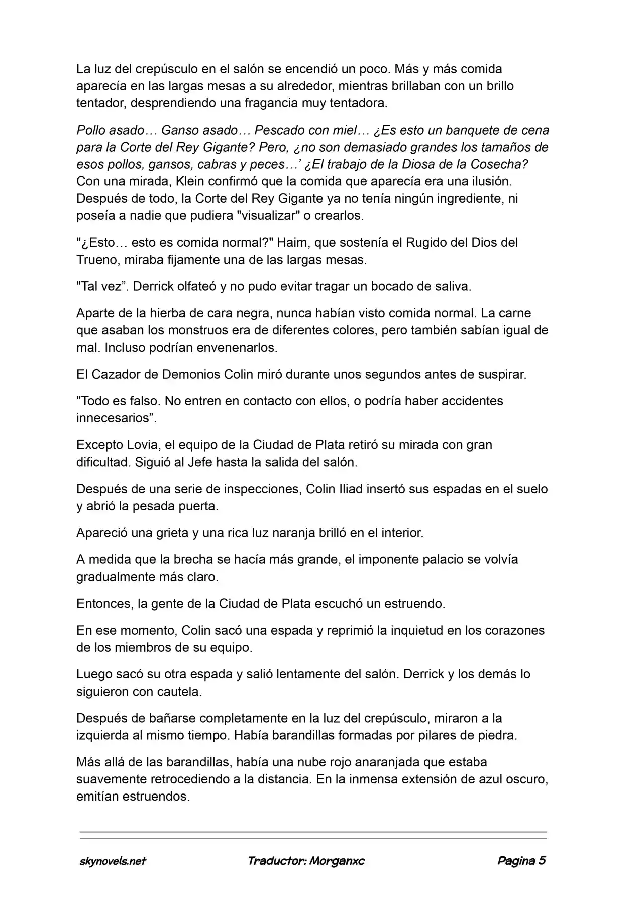 Lord Of The Mysteries (Novela) - Capítulo 1119 - Página 5 - LectorTMOo