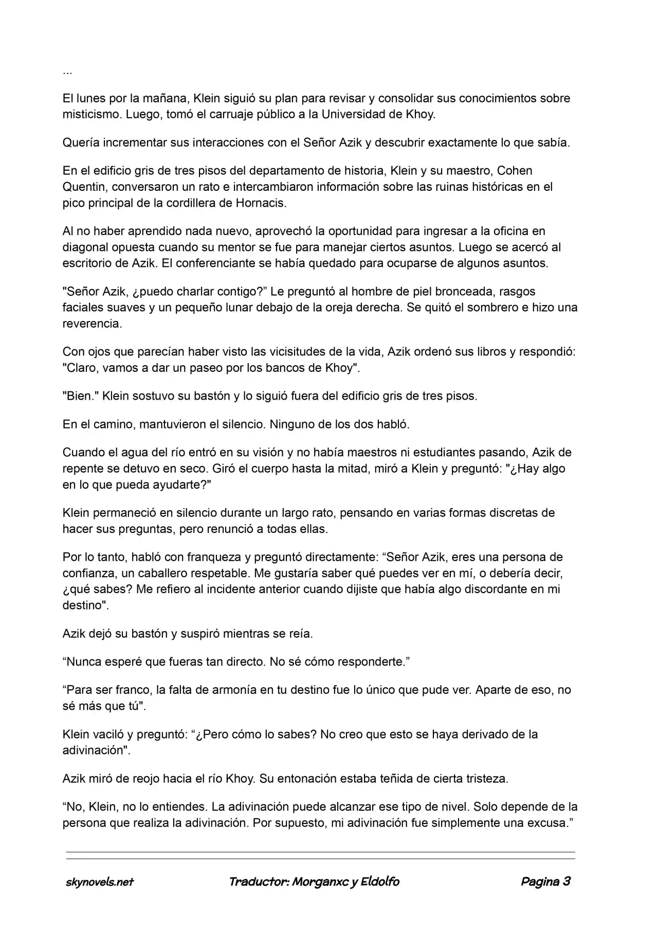 Lord Of The Mysteries (Novela) - Capítulo 112 - Página 3 - LectorTMOo