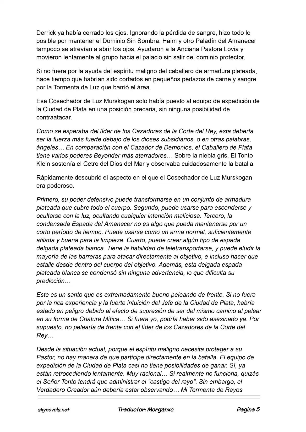 Lord Of The Mysteries (Novela) - Capítulo 1120 - Página 5 - LectorTMOo