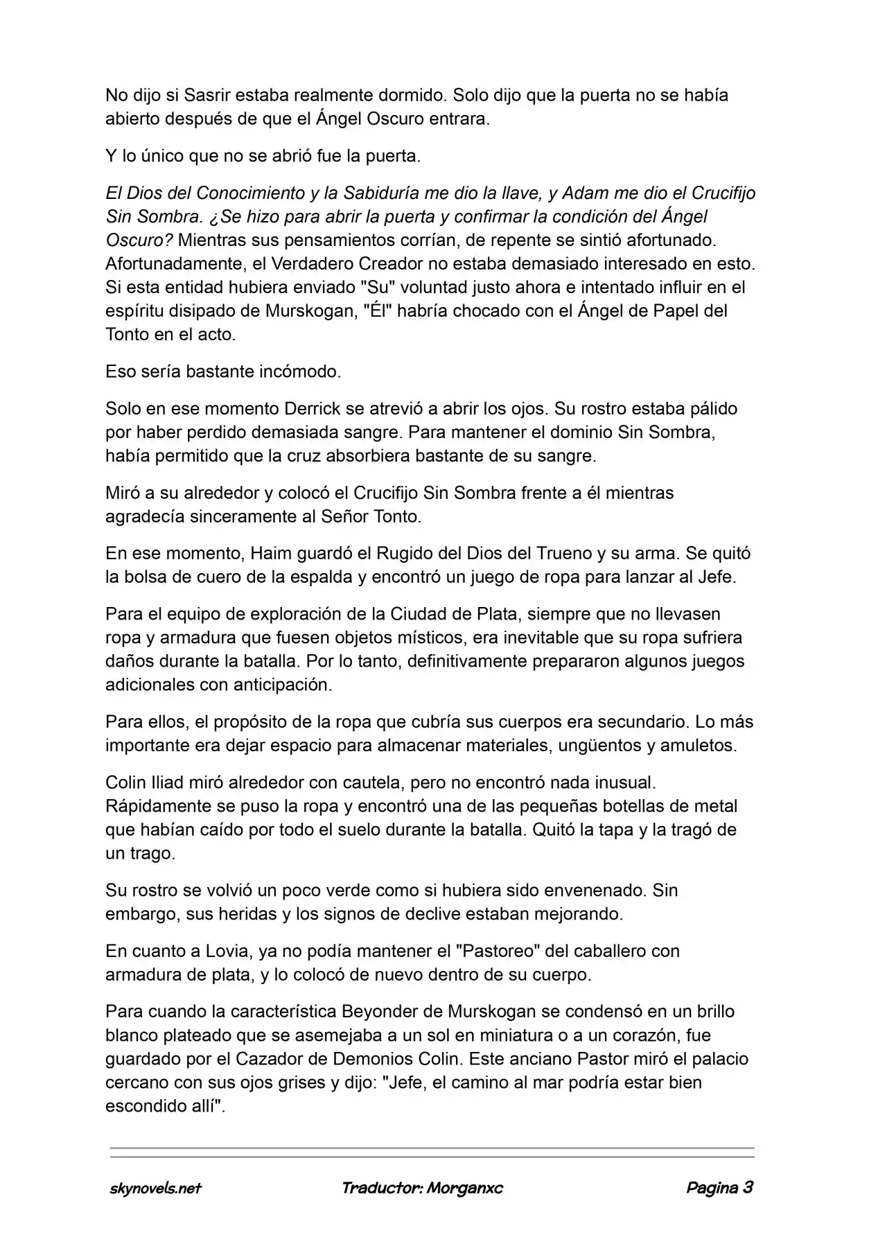 Lord Of The Mysteries (Novela) - Capítulo 1122 - Página 3 - LectorTMOo