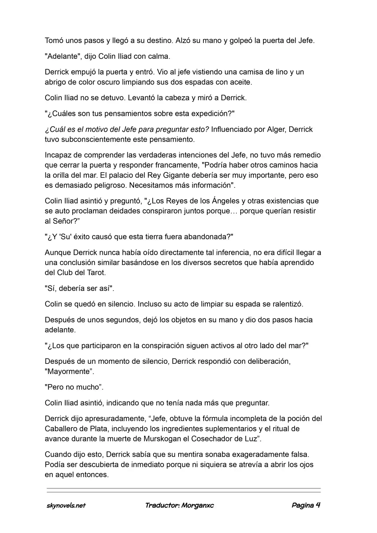 Lord Of The Mysteries (Novela) - Capítulo 1123 - Página 4 - LectorTMOo