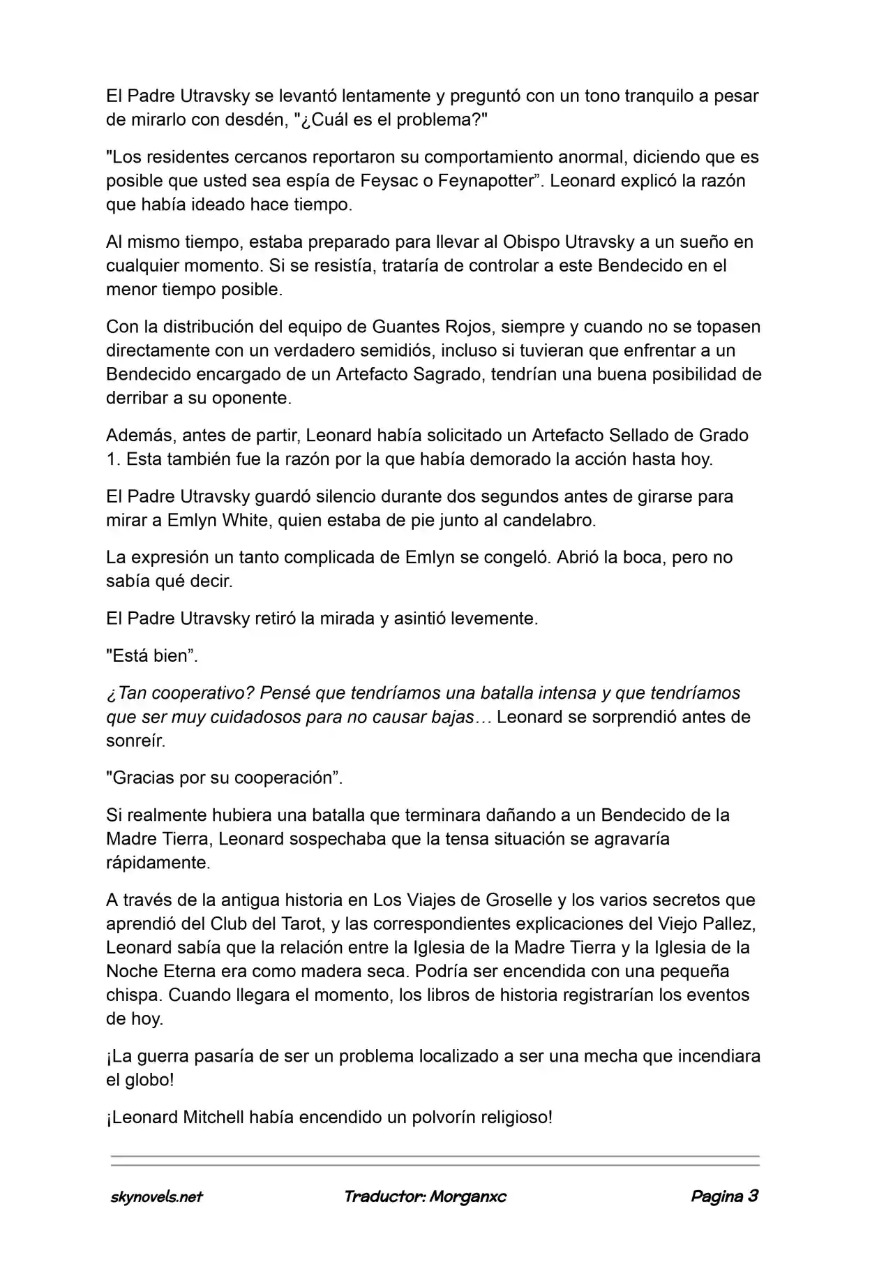 Lord Of The Mysteries (Novela) - Capítulo 1126 - Página 3 - LectorTMOo