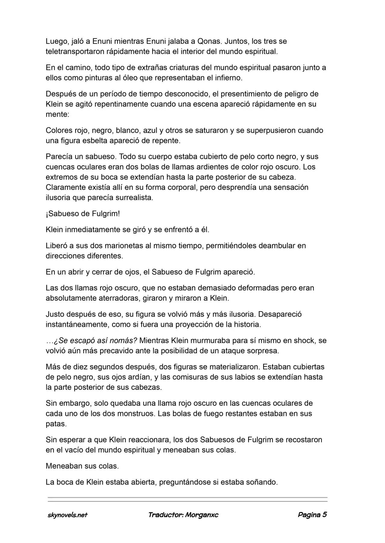 Lord Of The Mysteries (Novela) - Capítulo 1126 - Página 5 - LectorTMOo