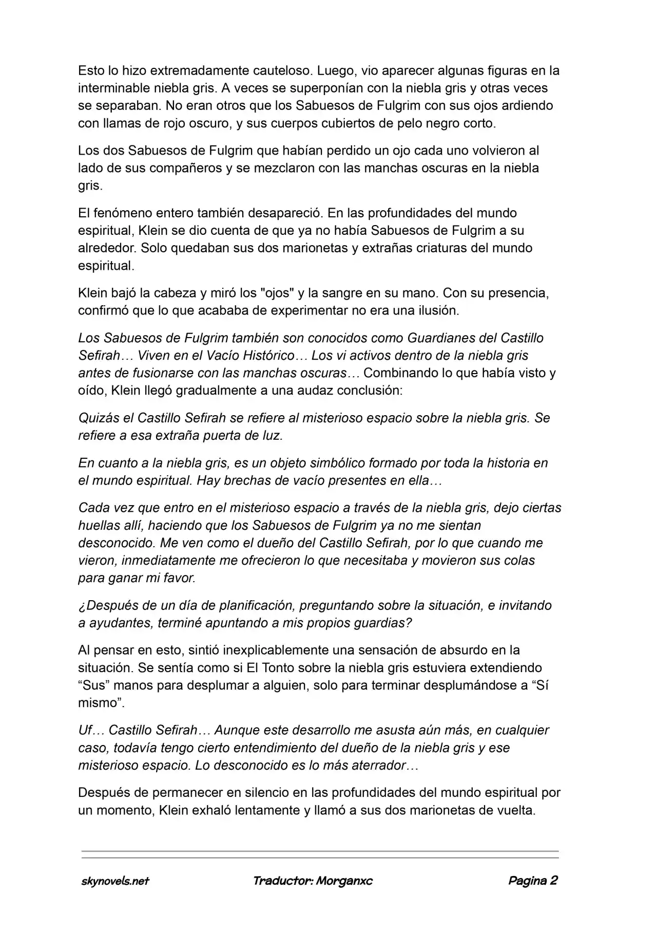 Lord Of The Mysteries (Novela) - Capítulo 1127 - Página 2 - LectorTMOo