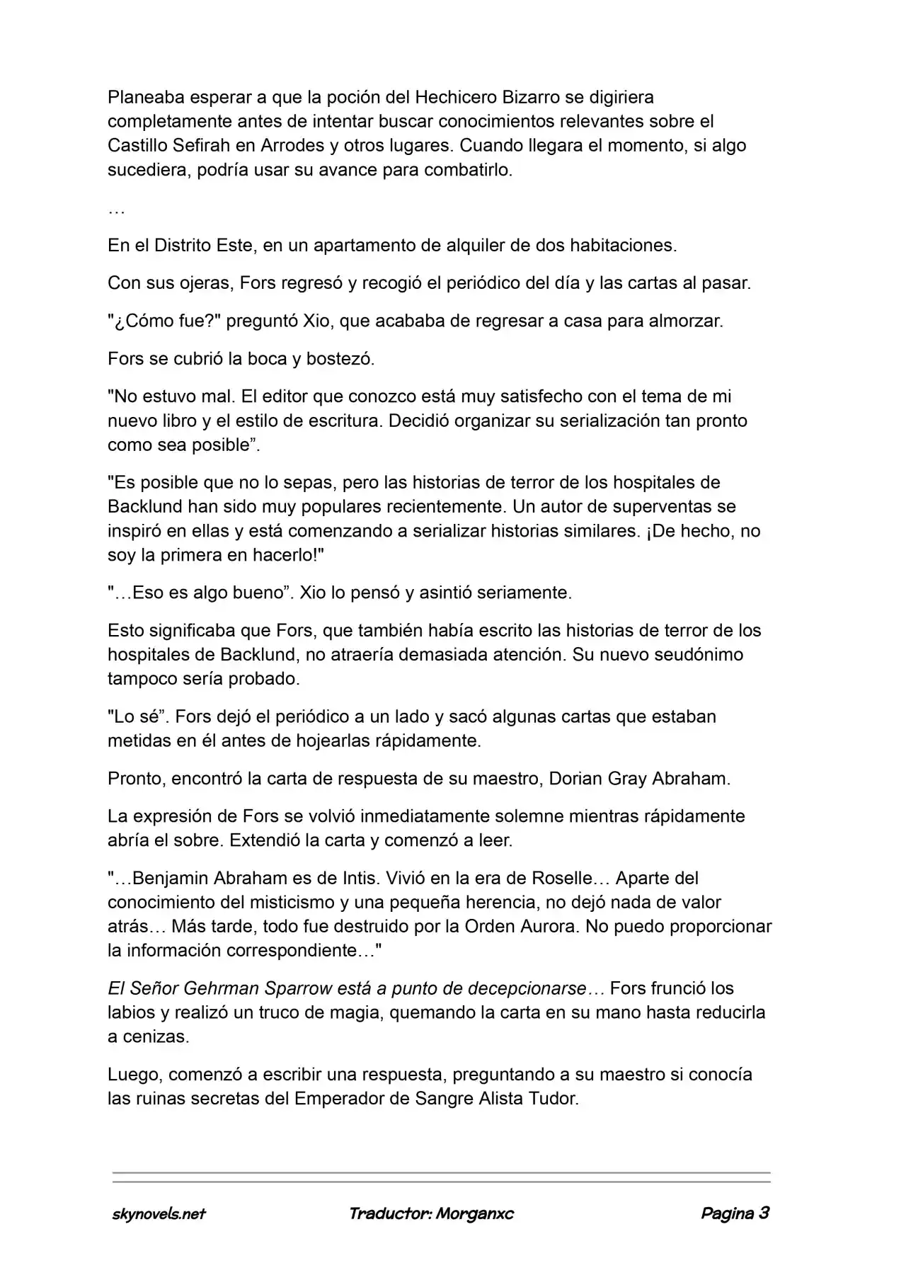 Lord Of The Mysteries (Novela) - Capítulo 1127 - Página 3 - LectorTMOo