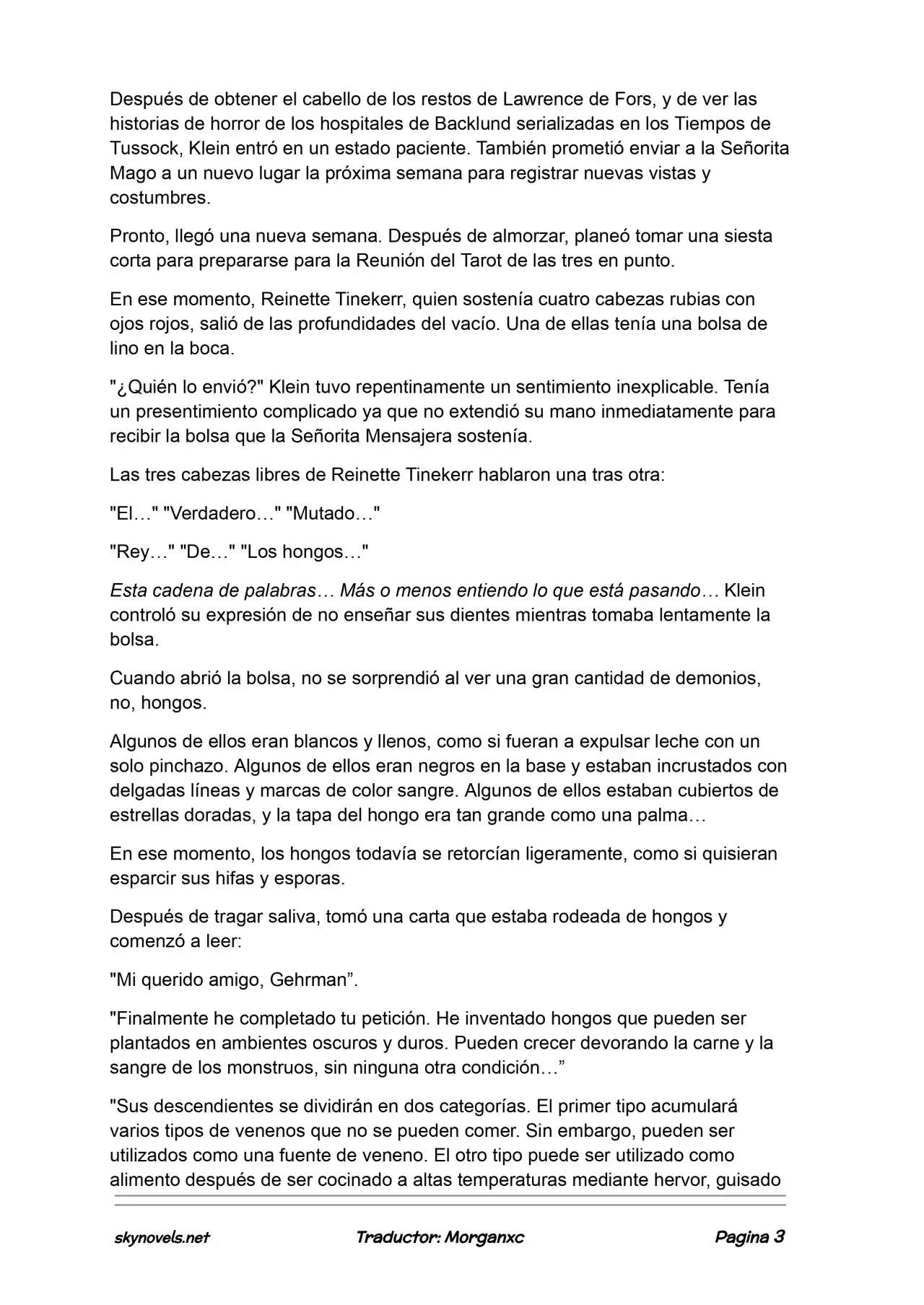 Lord Of The Mysteries (Novela) - Capítulo 1128 - Página 3 - LectorTMOo