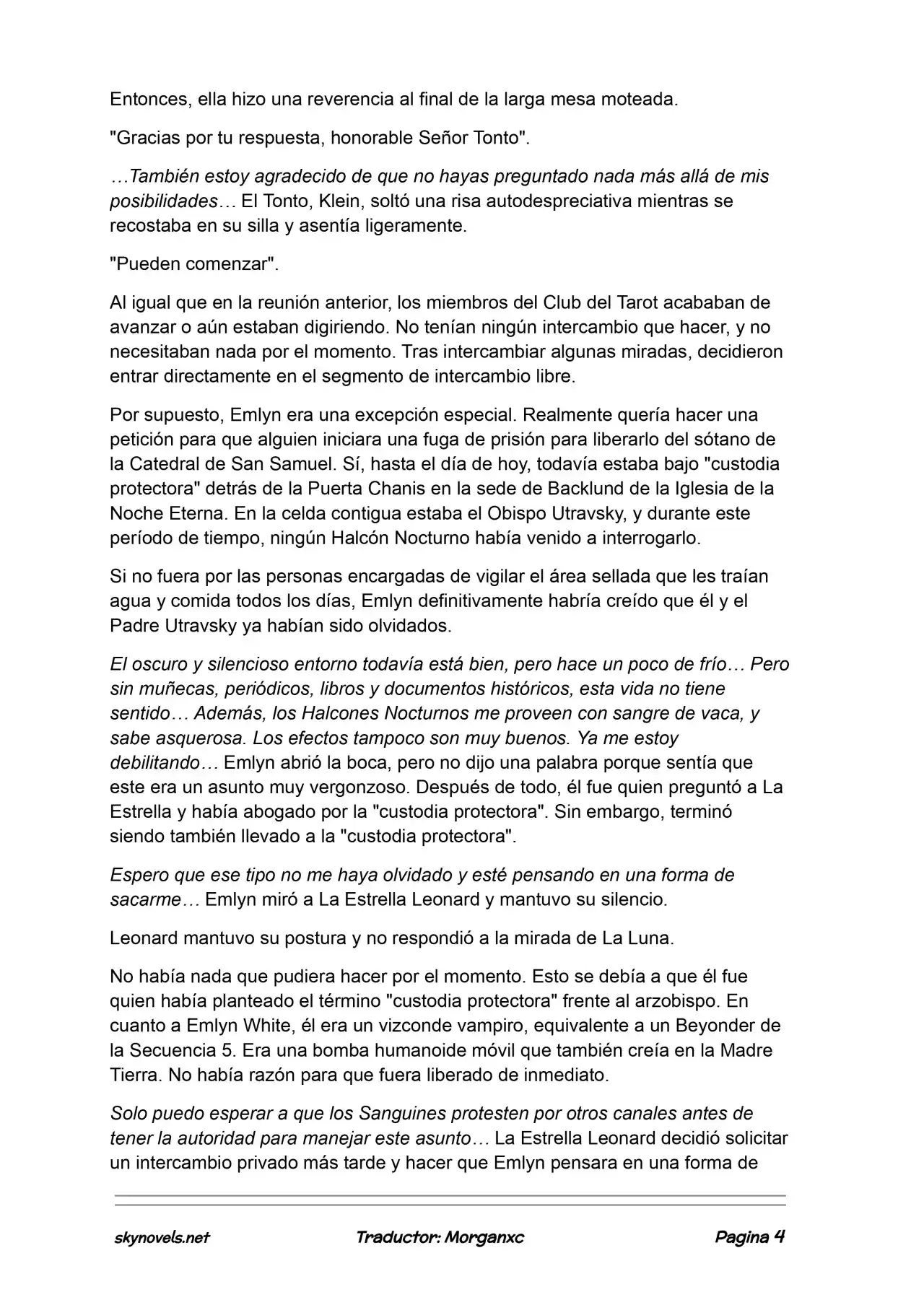 Lord Of The Mysteries (Novela) - Capítulo 1129 - Página 4 - LectorTMOo