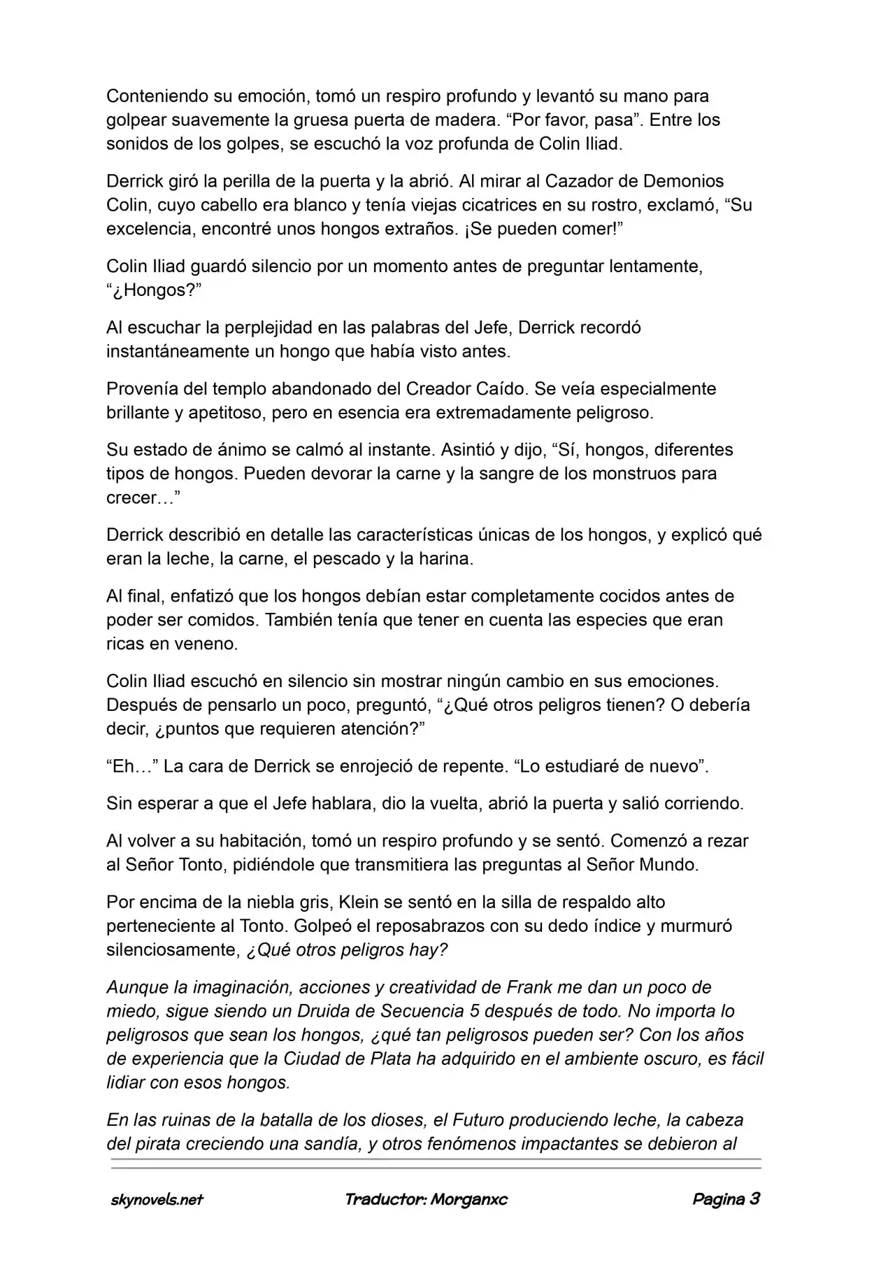 Lord Of The Mysteries (Novela) - Capítulo 1132 - Página 3 - LectorTMOo