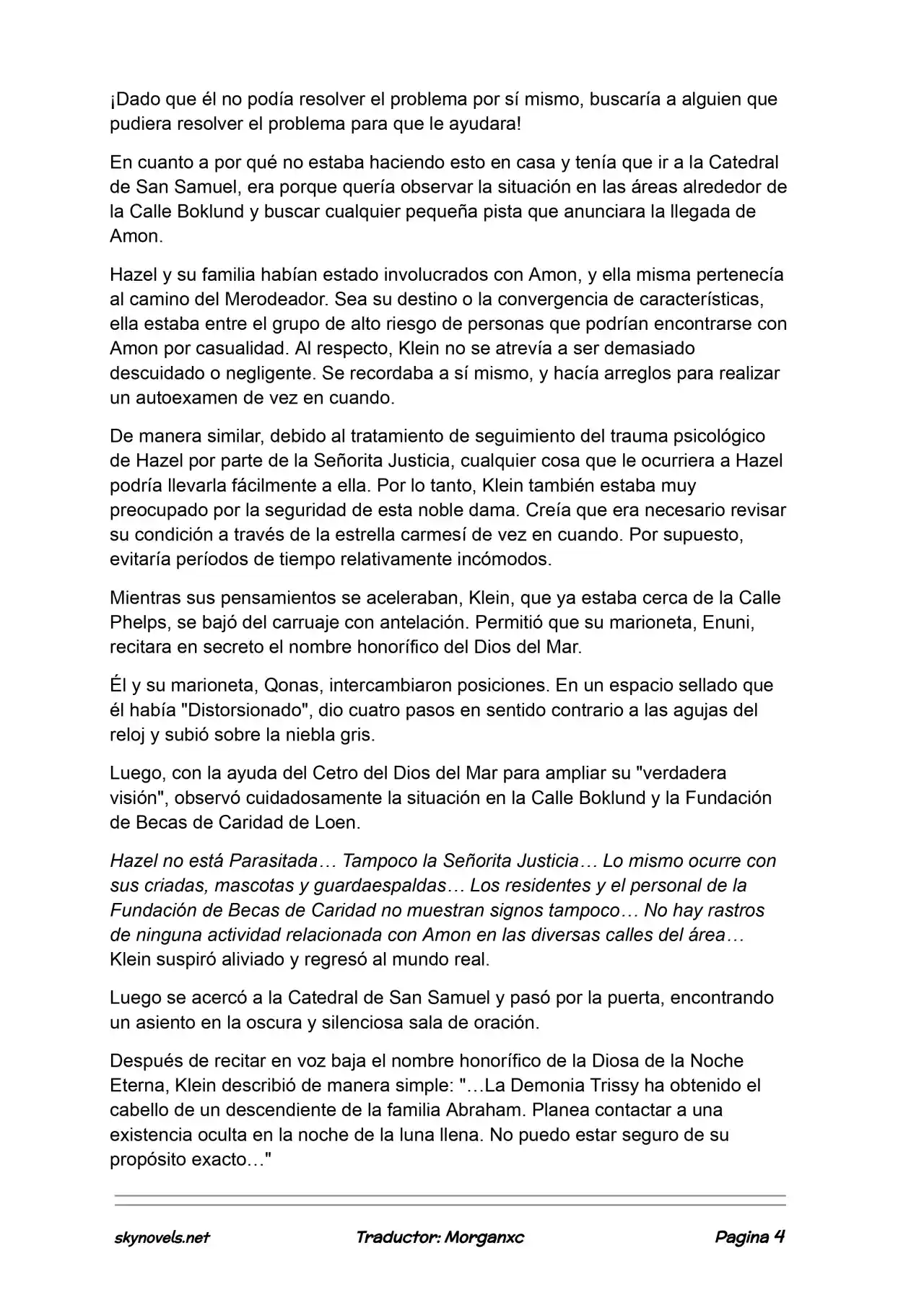 Lord Of The Mysteries (Novela) - Capítulo 1133 - Página 4 - LectorTMOo