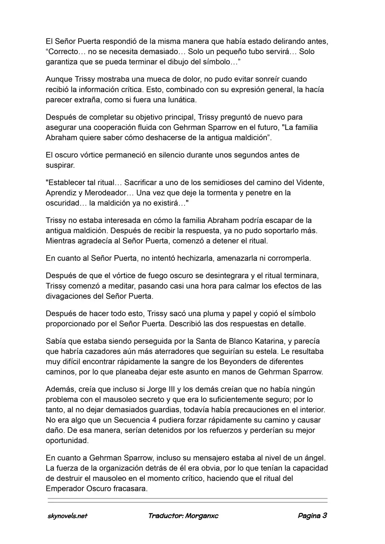 Lord Of The Mysteries (Novela) - Capítulo 1134 - Página 3 - LectorTMOo