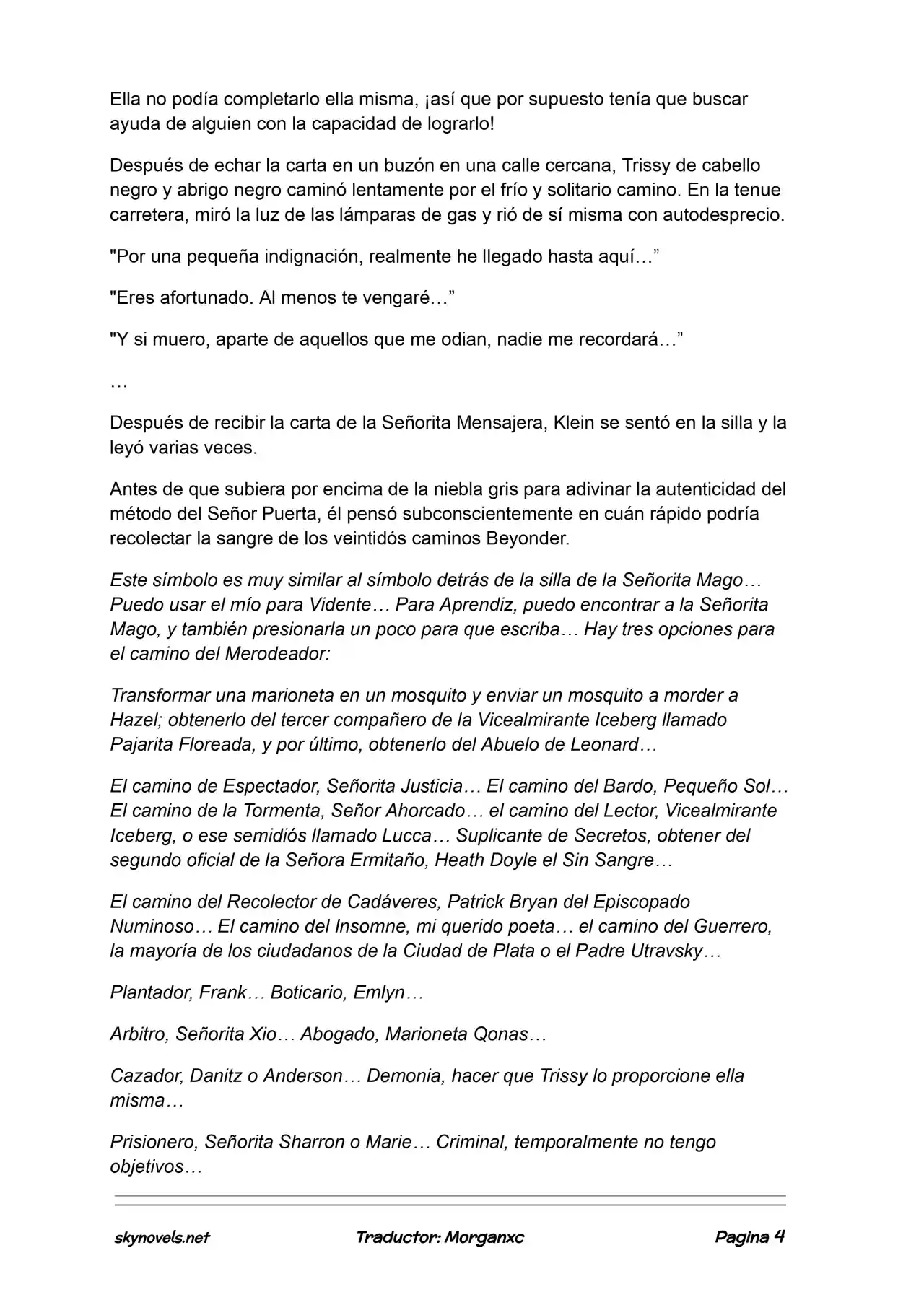 Lord Of The Mysteries (Novela) - Capítulo 1134 - Página 4 - LectorTMOo
