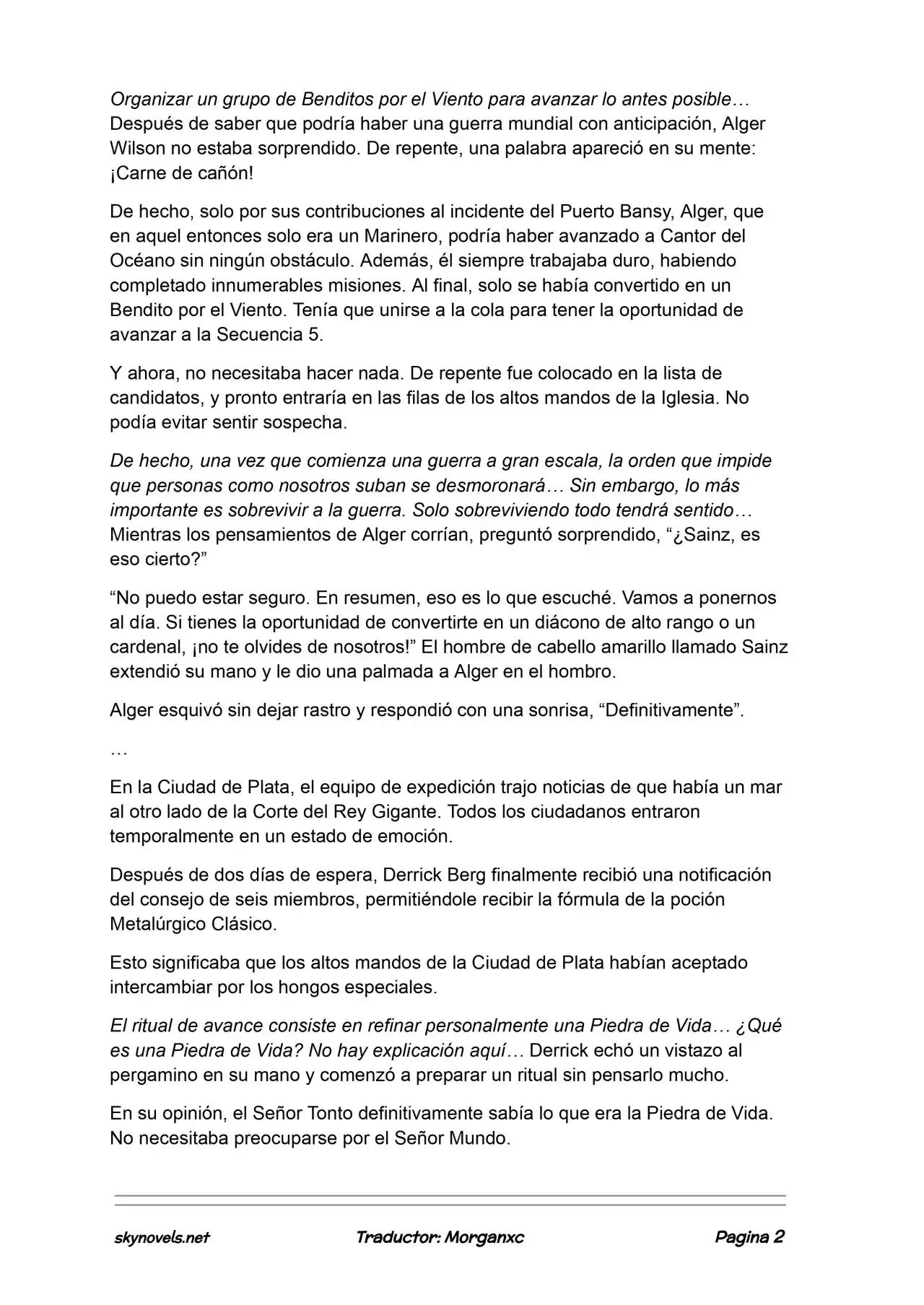 Lord Of The Mysteries (Novela) - Capítulo 1135 - Página 2 - LectorTMOo