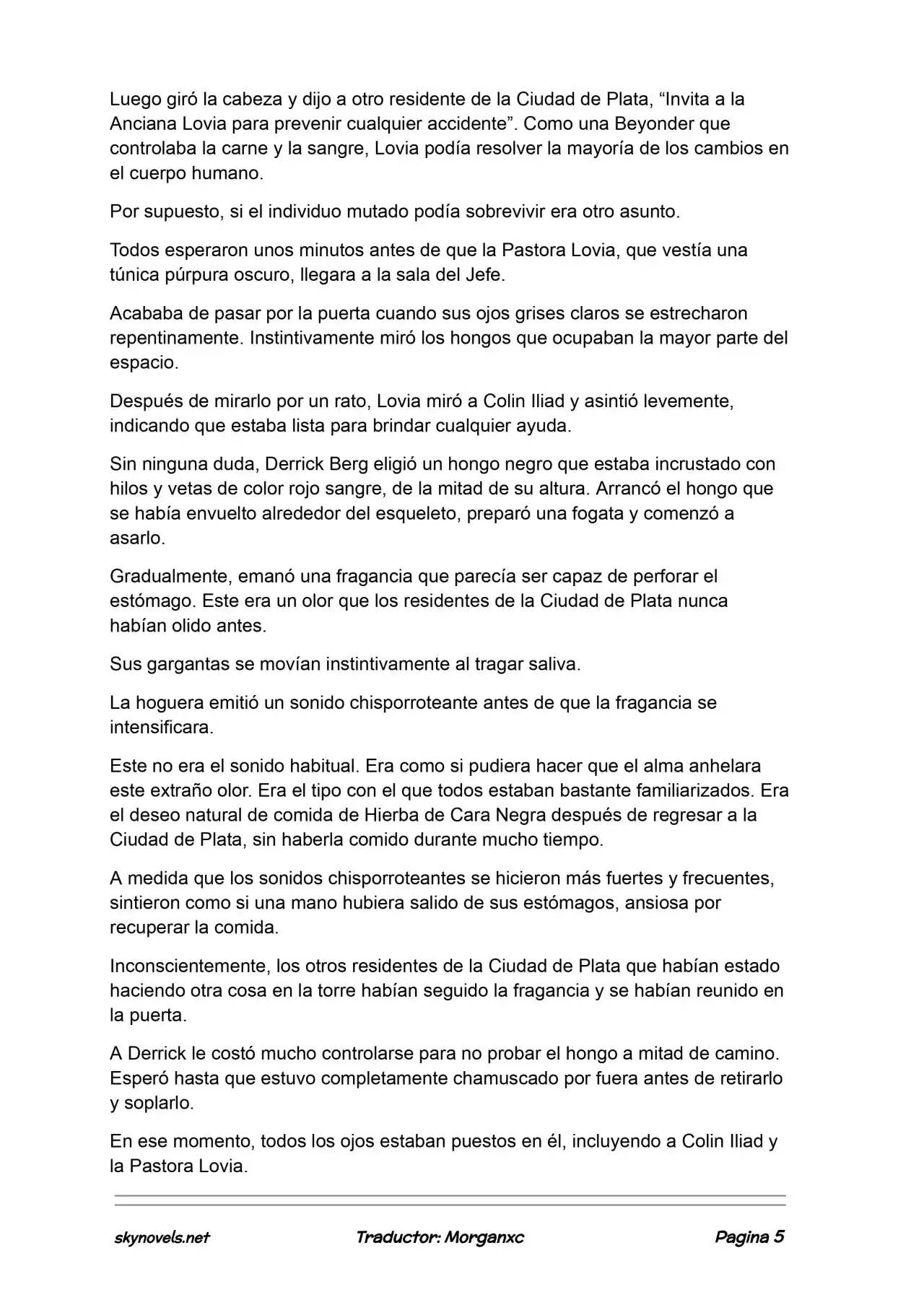 Lord Of The Mysteries (Novela) - Capítulo 1135 - Página 5 - LectorTMOo