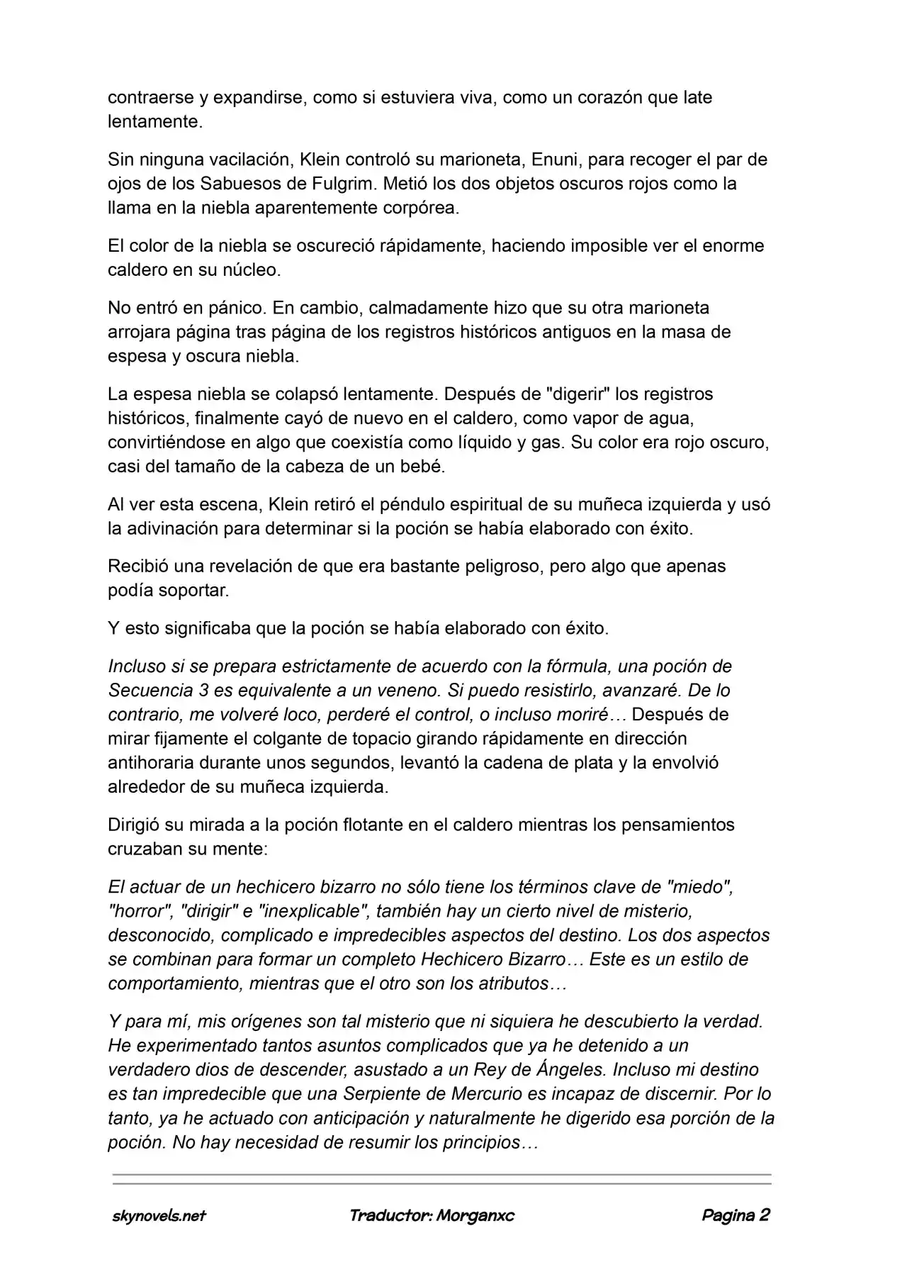 Lord Of The Mysteries (Novela) - Capítulo 1137 - Página 2 - LectorTMOo